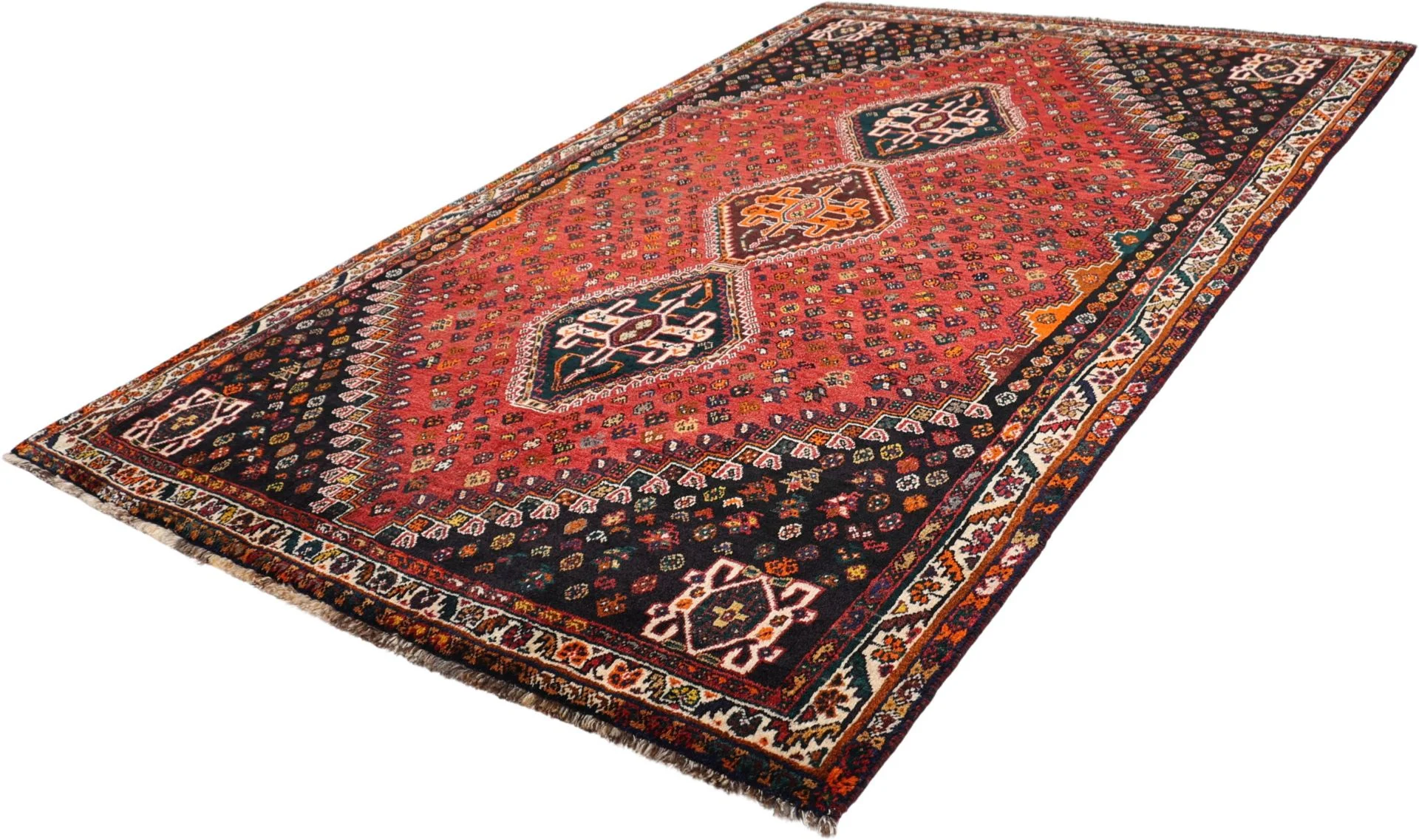 Shiraz Persian Rug — hand-knotted, 170 × 270 cm, Wool