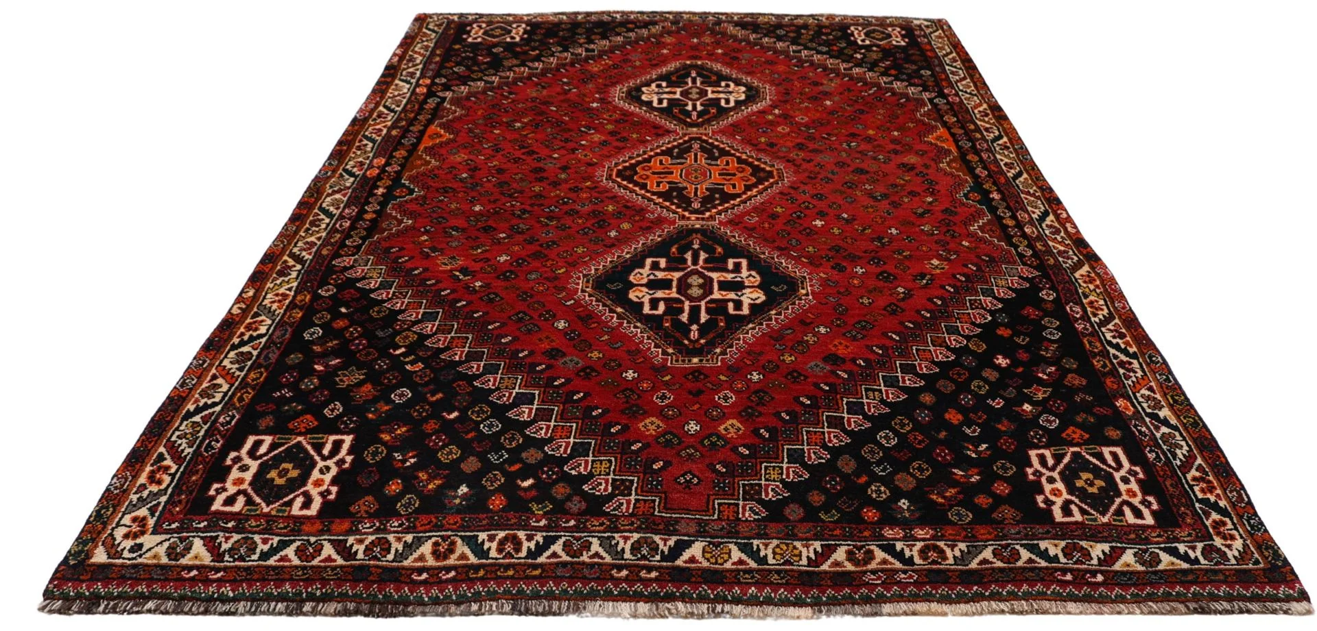 Shiraz Persian Rug — hand-knotted, 170 × 270 cm, Wool