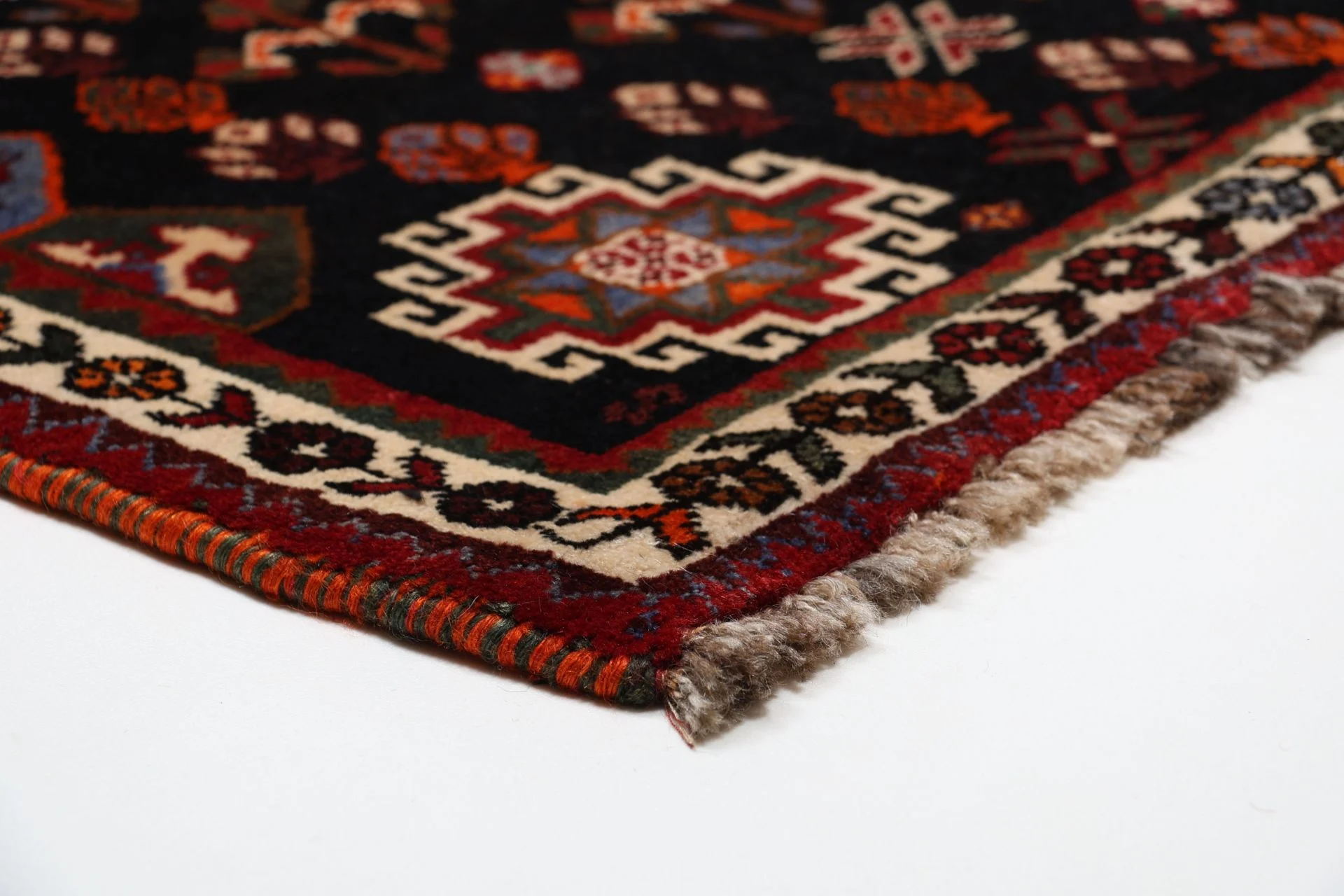 Shiraz Persian Rug 175 × 250 cm, Wool, hand-knotted