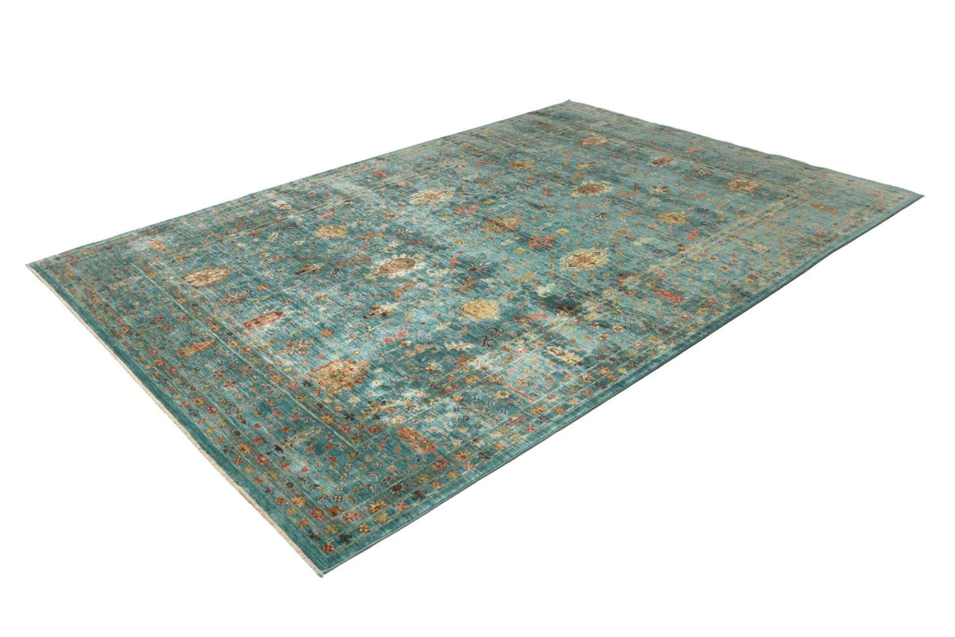 Samarkand Pakistani Rug — hand-knotted, 207 × 294 cm, Wool