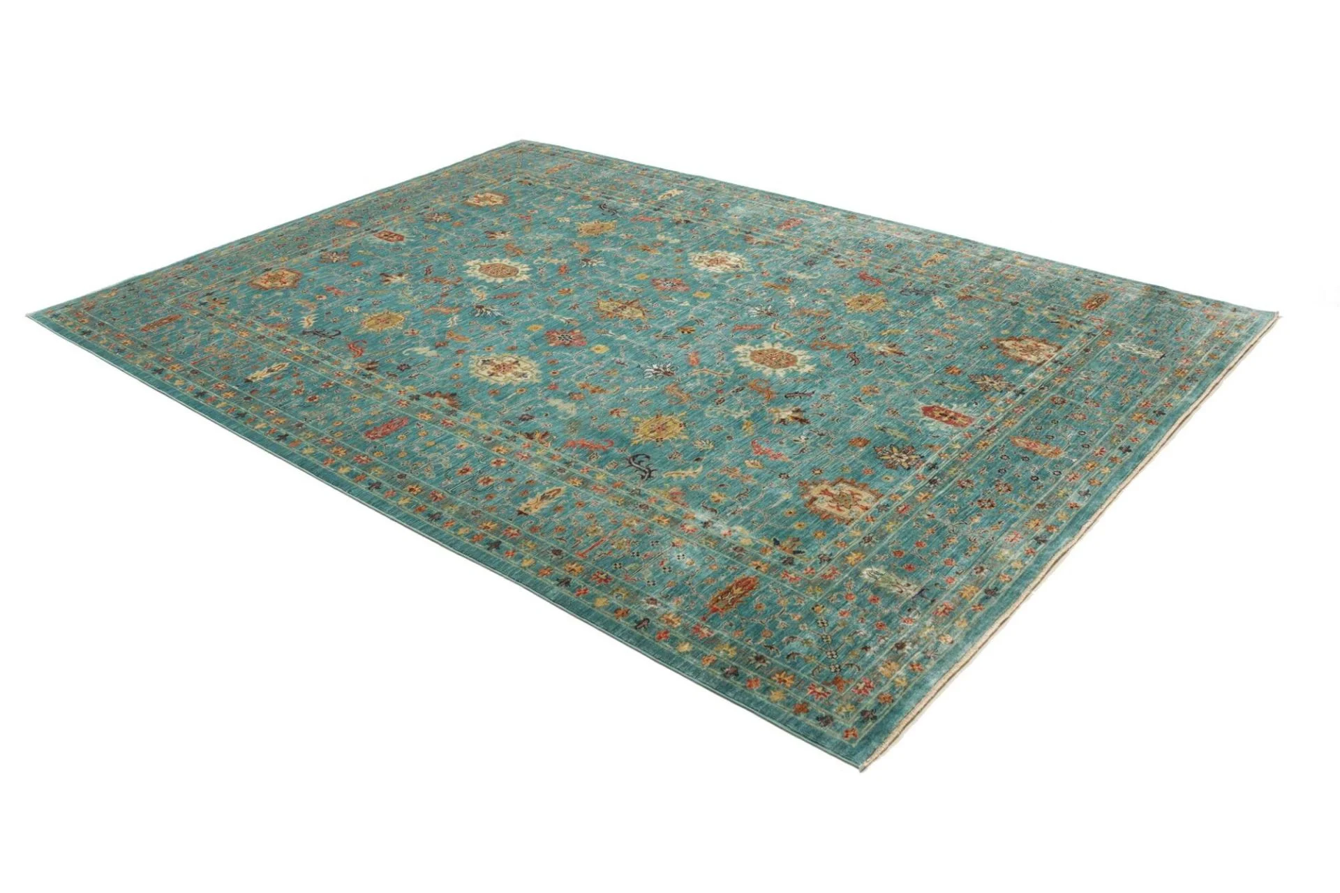 Samarkand Pakistani Rug — hand-knotted, 207 × 294 cm, Wool