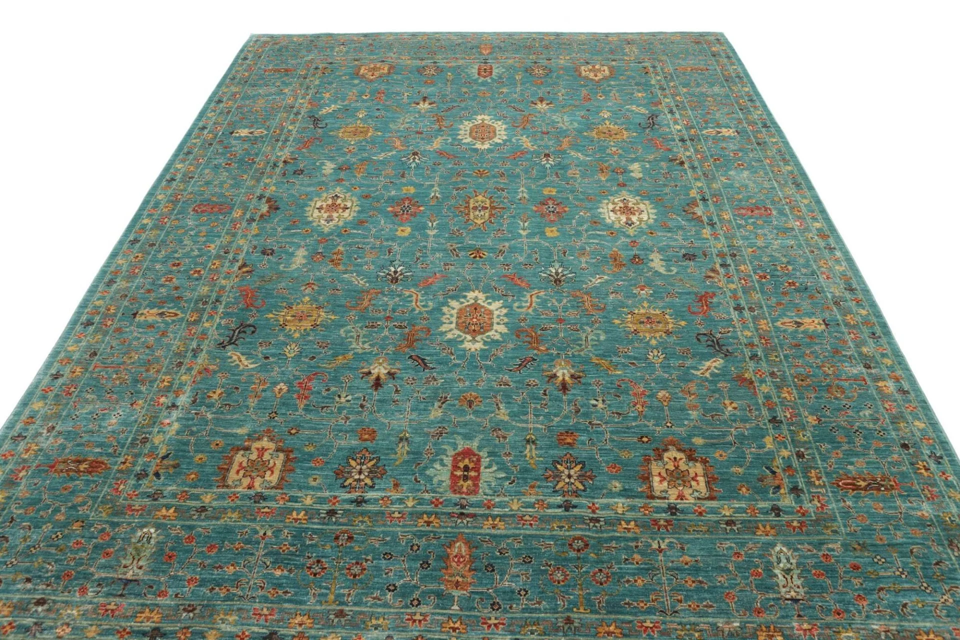 Samarkand Pakistani Rug — hand-knotted, 207 × 294 cm, Wool
