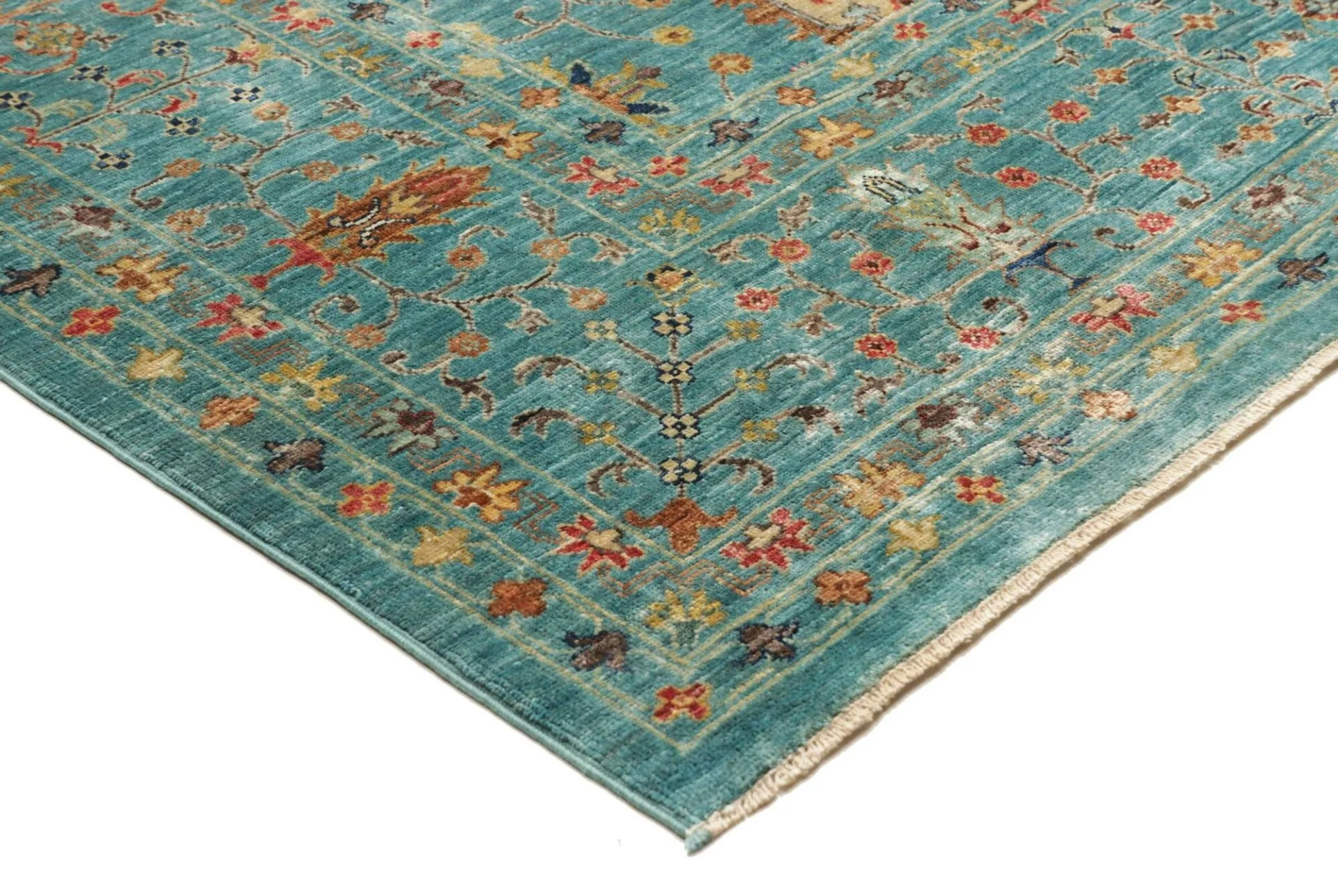 Samarkand Pakistani Rug — hand-knotted, 207 × 294 cm, Wool