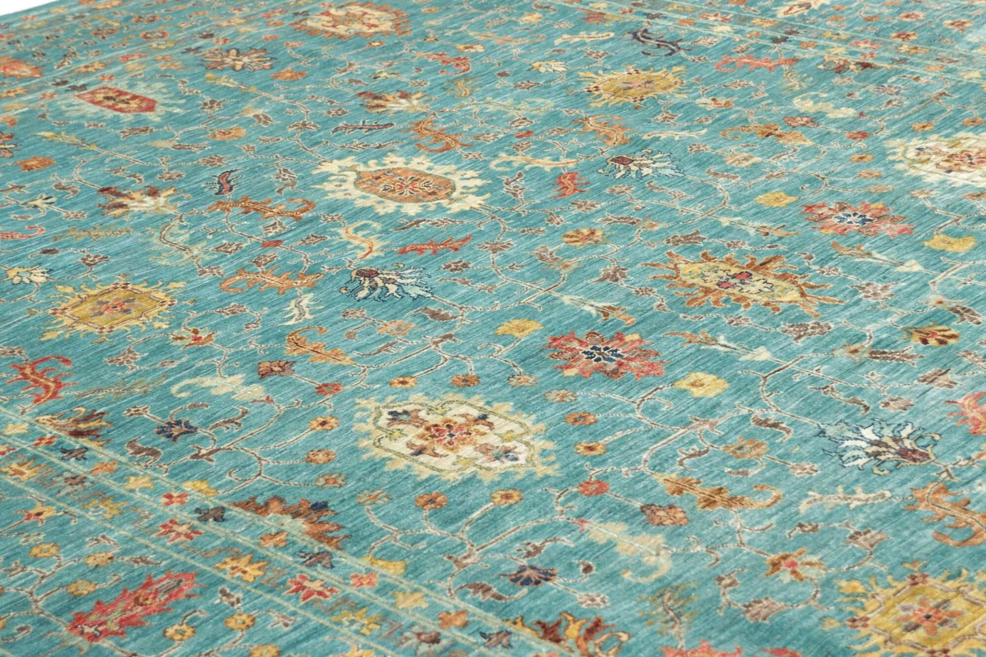 Samarkand Pakistani Rug — hand-knotted, 207 × 294 cm, Wool