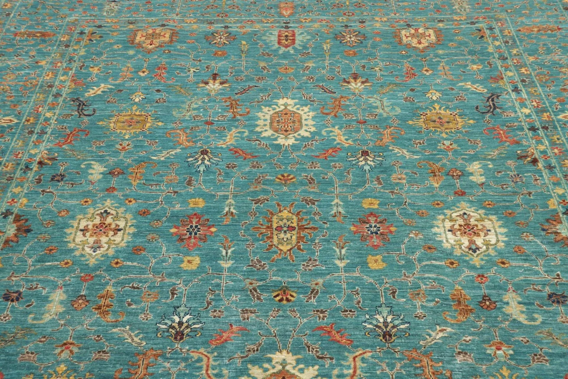 Samarkand Pakistani Rug — hand-knotted, 207 × 294 cm, Wool