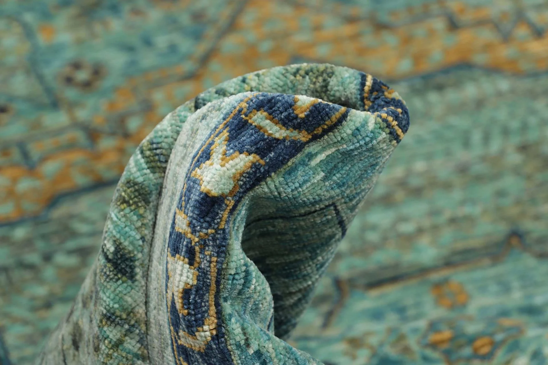 Mamluk Pakistani Rug 253 × 305 cm, Wool, hand-knotted