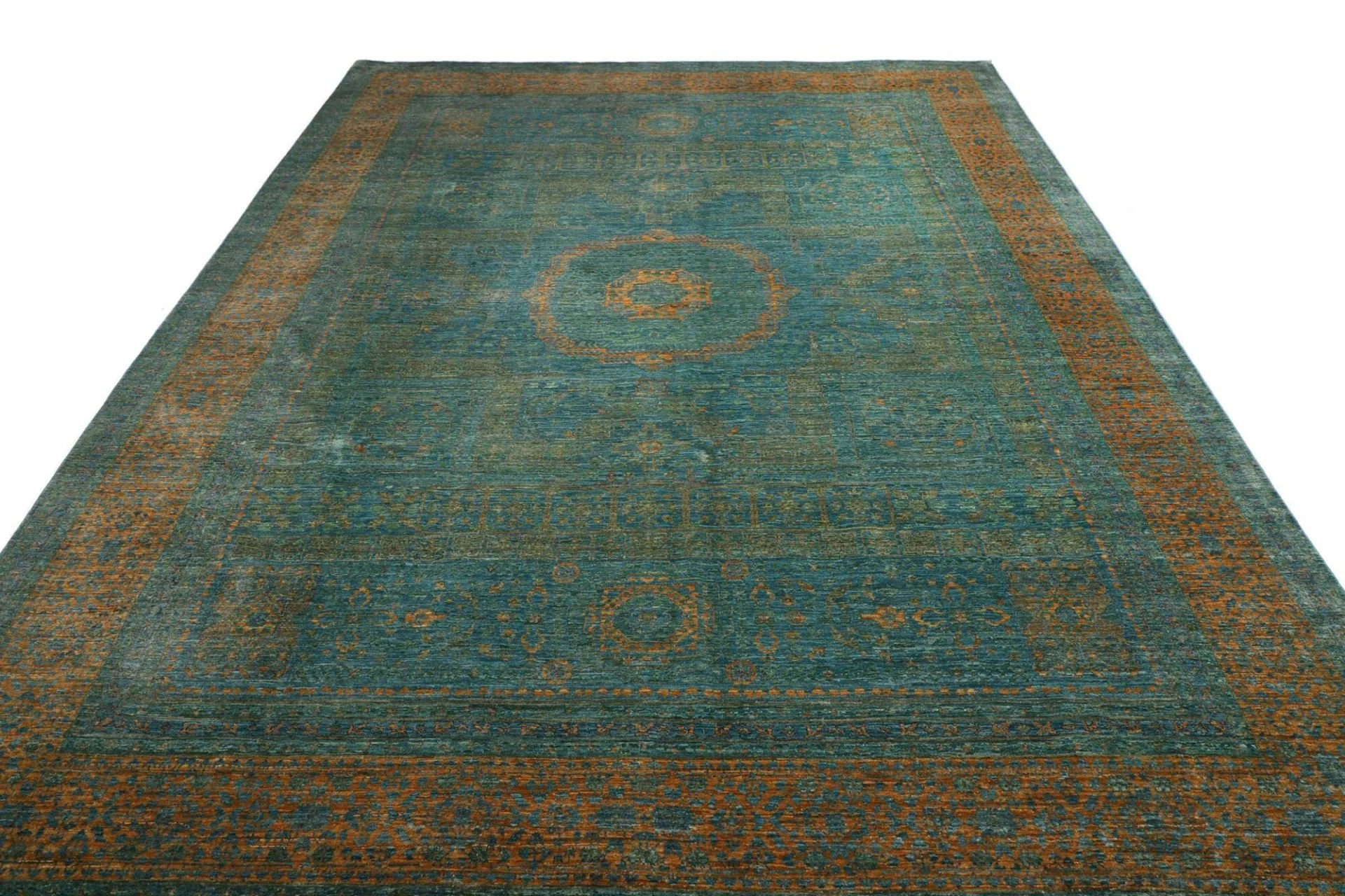 Mamluk Pakistani Rug — hand-knotted, 268 × 357 cm, Wool