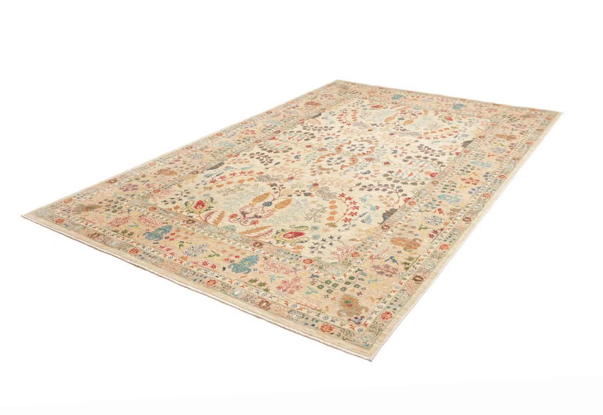 Samarkand Pakistani Rug — hand-knotted, 205 × 304 cm, Wool