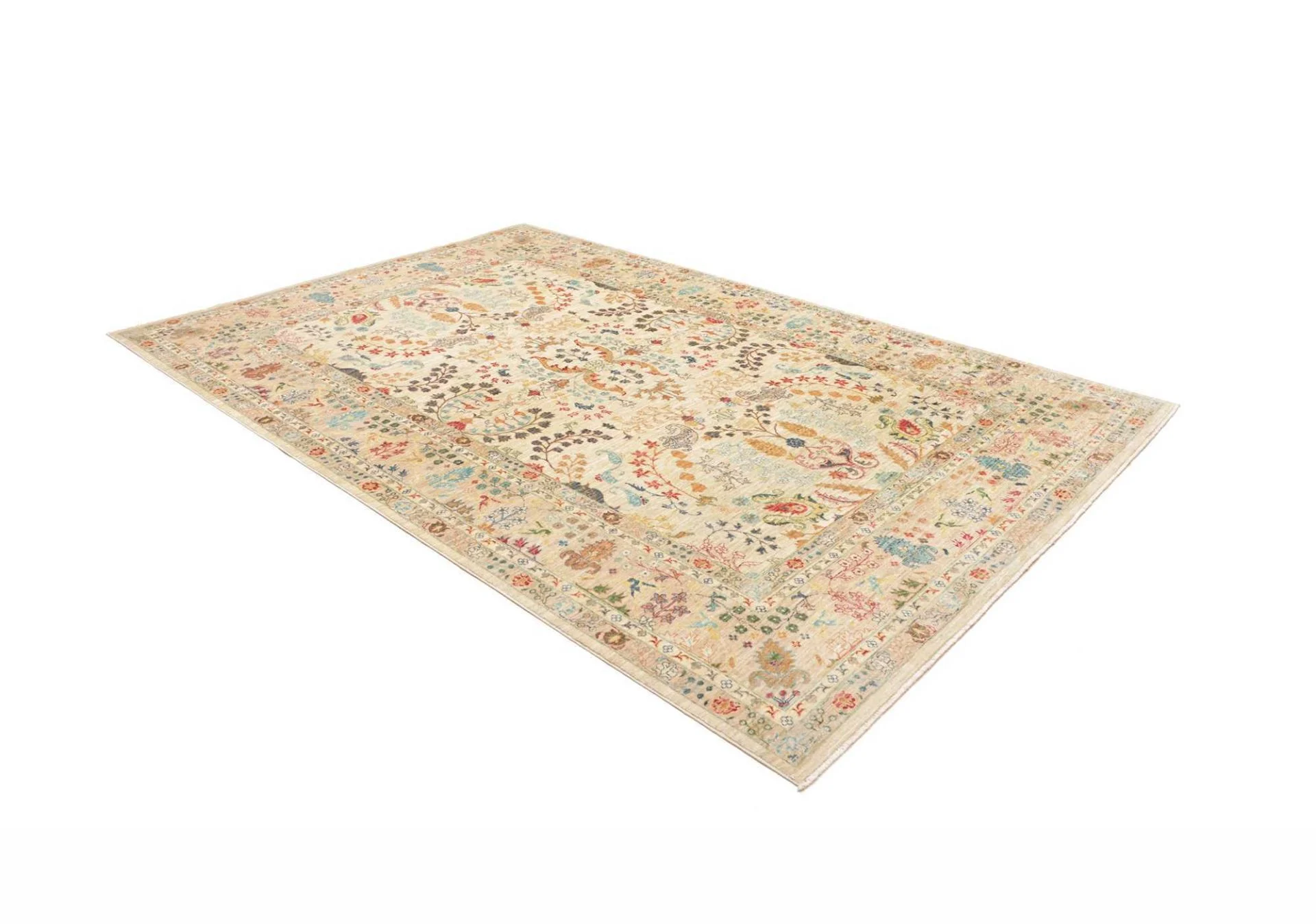 Samarkand Pakistani Rug — hand-knotted, 205 × 304 cm, Wool
