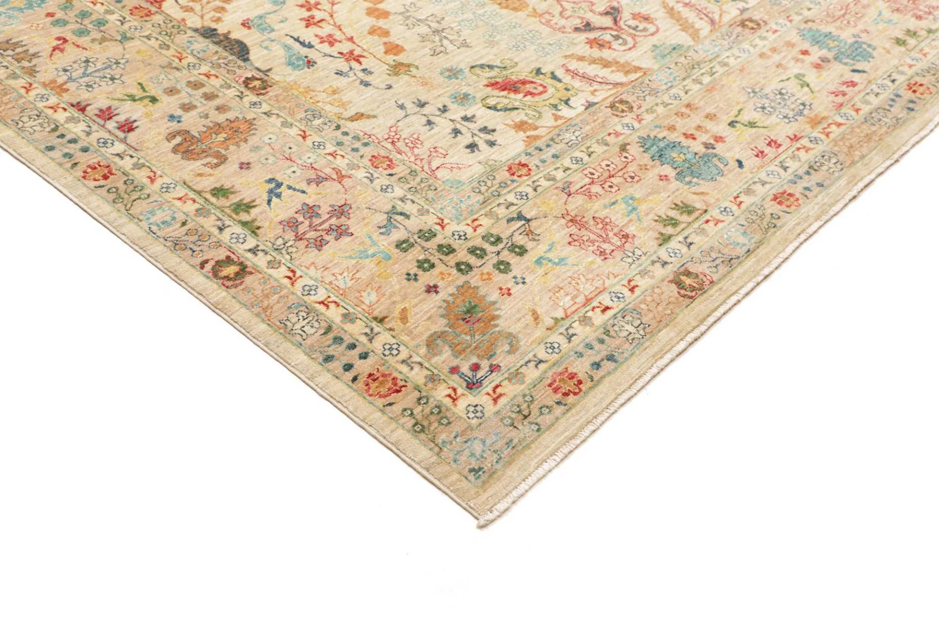 Samarkand Pakistani Rug — hand-knotted, 205 × 304 cm, Wool