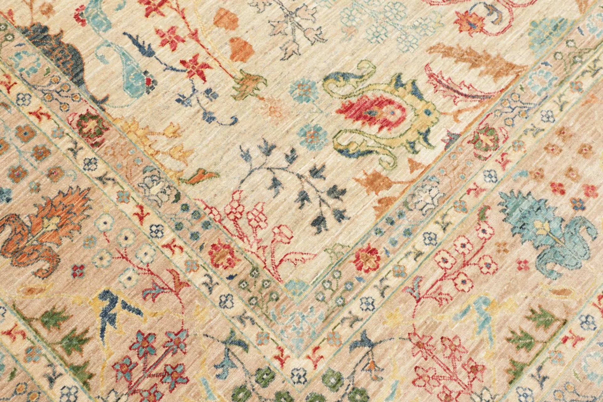Samarkand Pakistani Rug — hand-knotted, 205 × 304 cm, Wool