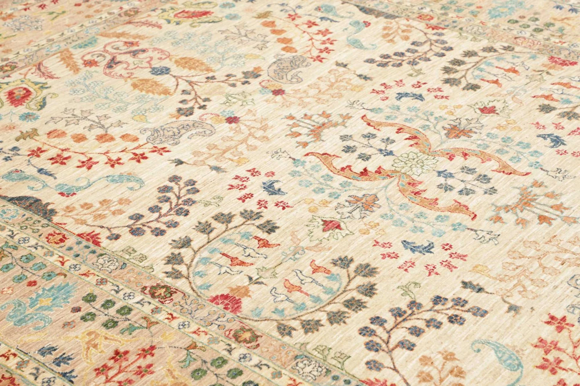 Samarkand Pakistani Rug — hand-knotted, 205 × 304 cm, Wool