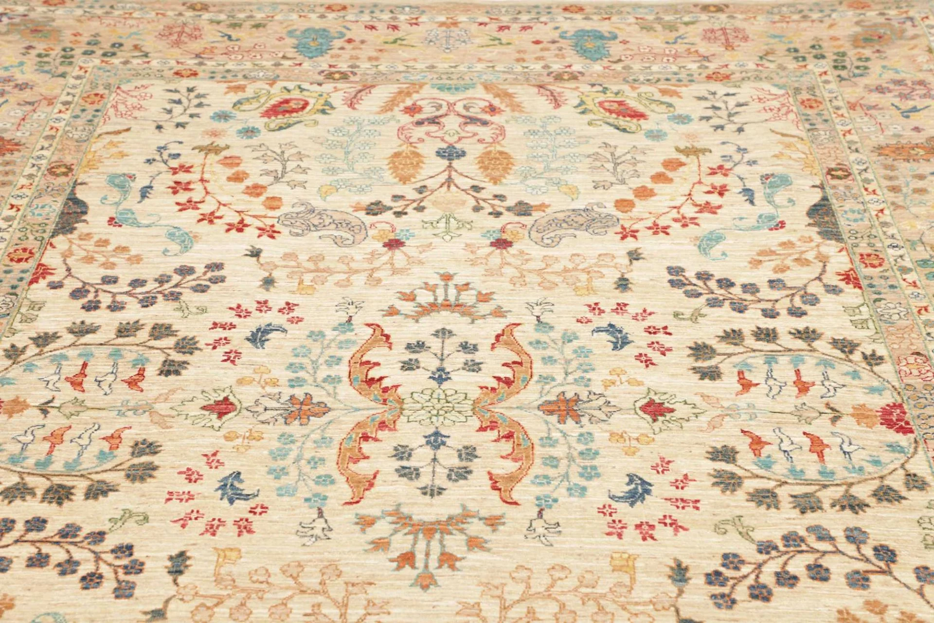 Samarkand Pakistani Rug — hand-knotted, 205 × 304 cm, Wool