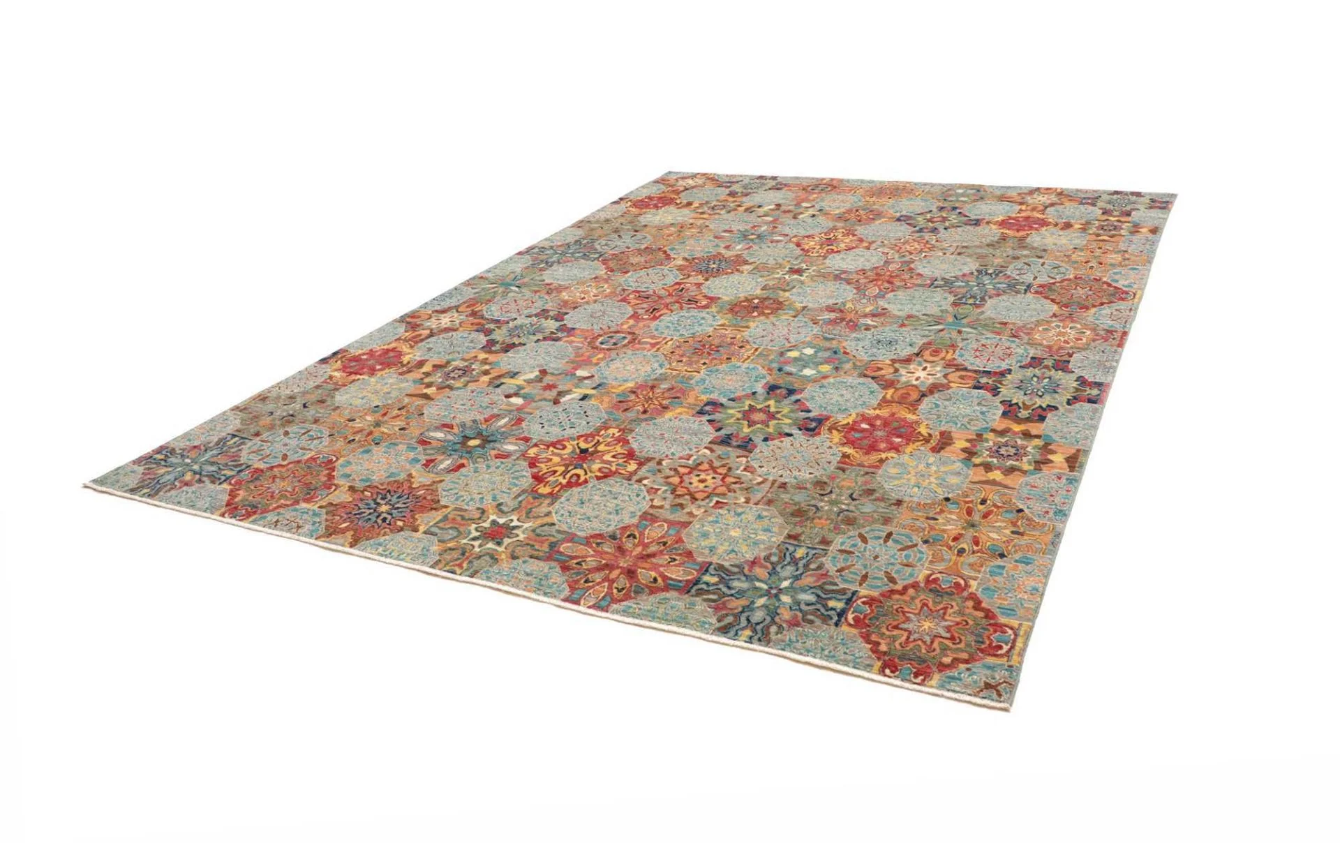 Samarkand Pakistani Rug 245 × 299 cm, Wool, hand-knotted