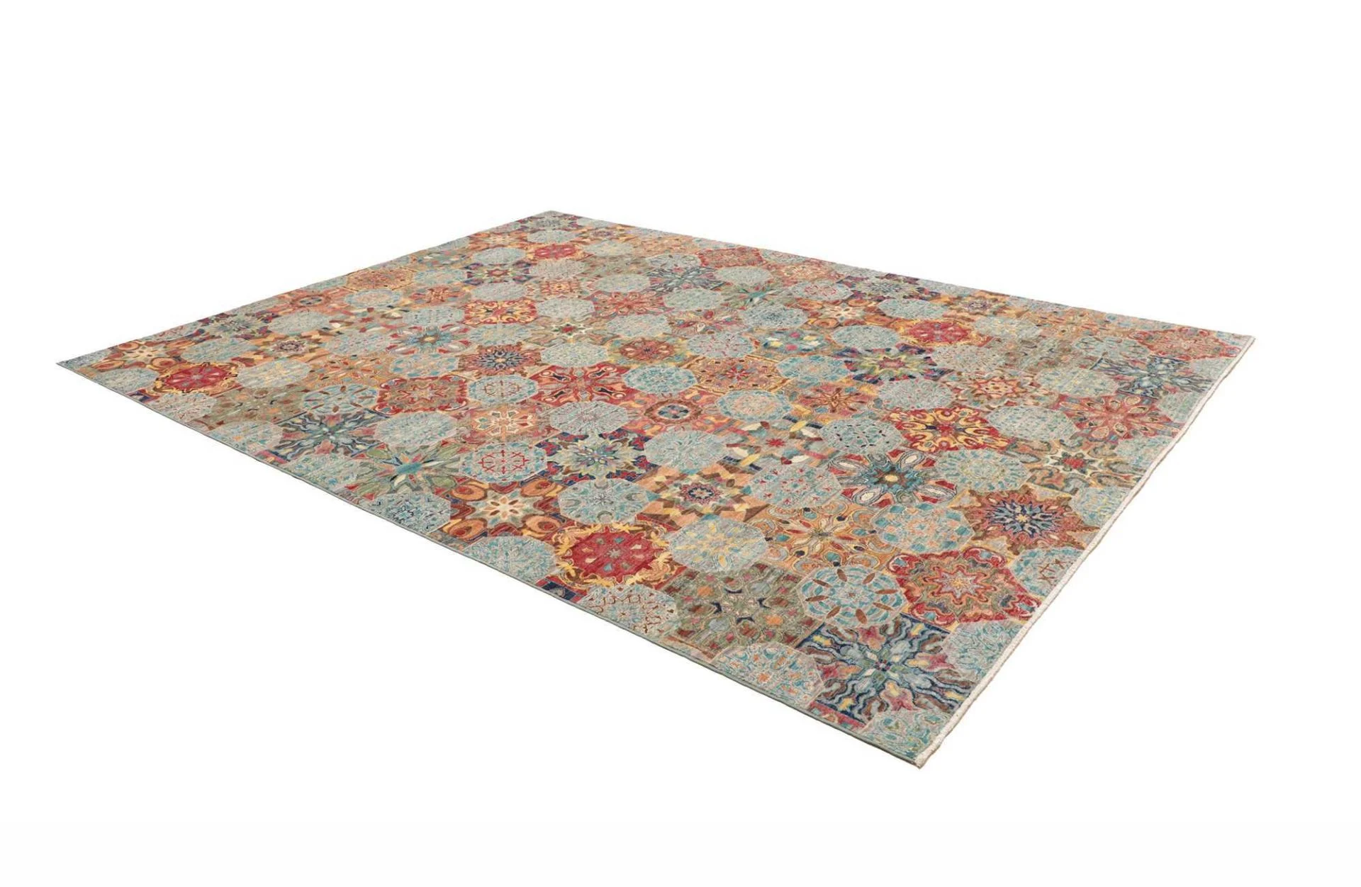 Samarkand Pakistani Rug 245 × 299 cm, Wool, hand-knotted