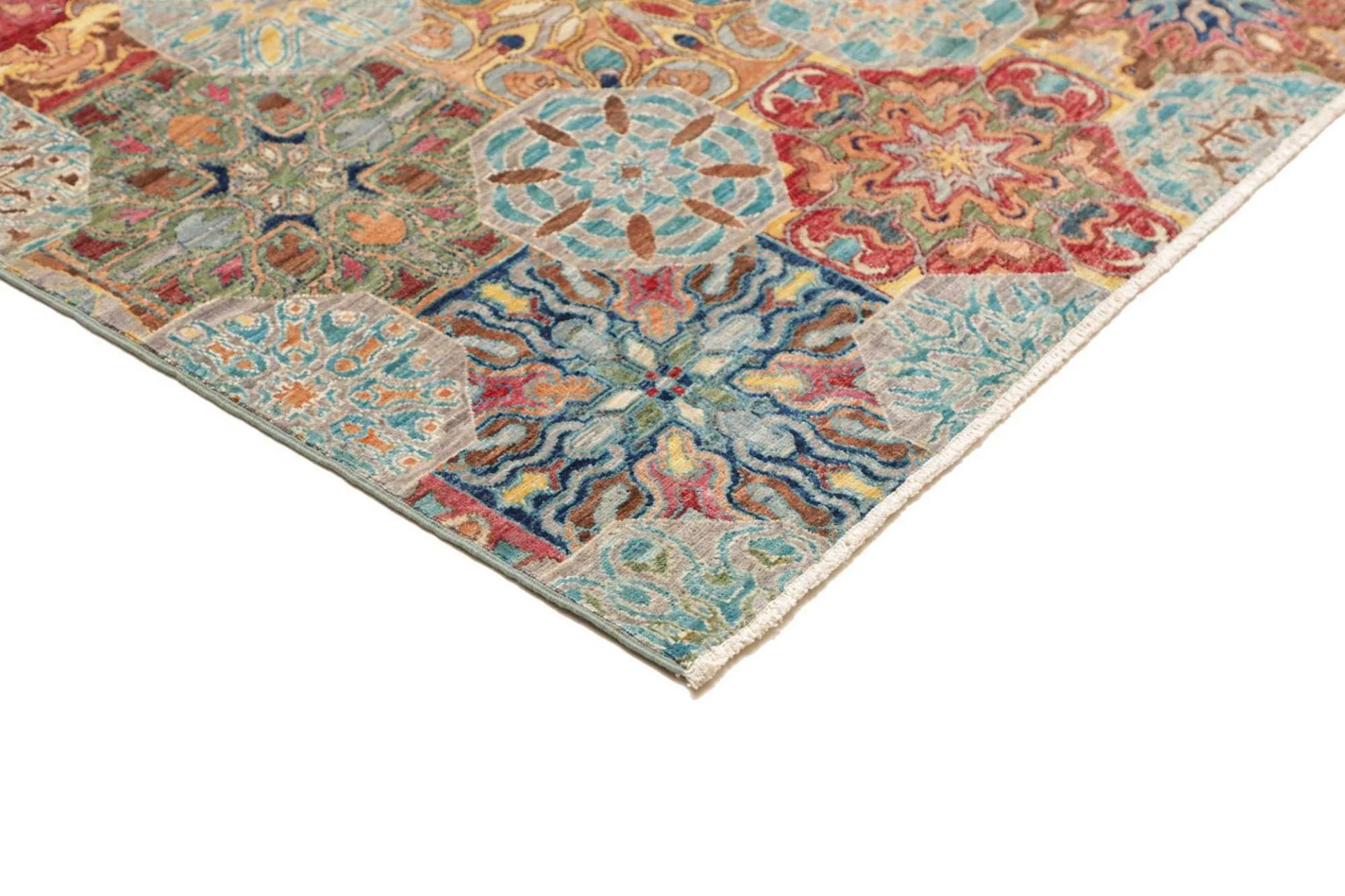 Samarkand Pakistani Rug 245 × 299 cm, Wool, hand-knotted