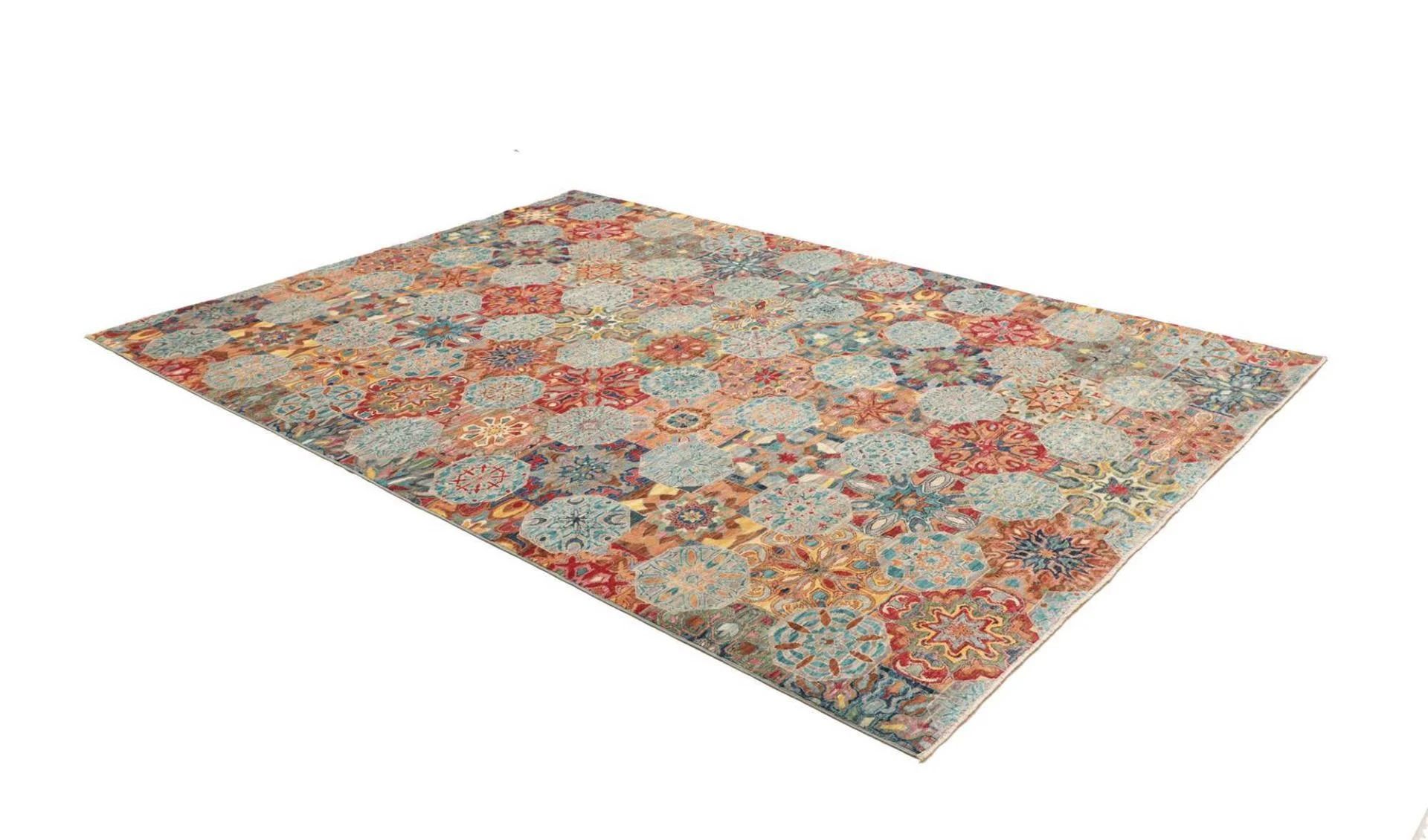 Samarkand Pakistani Rug — hand-knotted, 205 × 293 cm, Wool