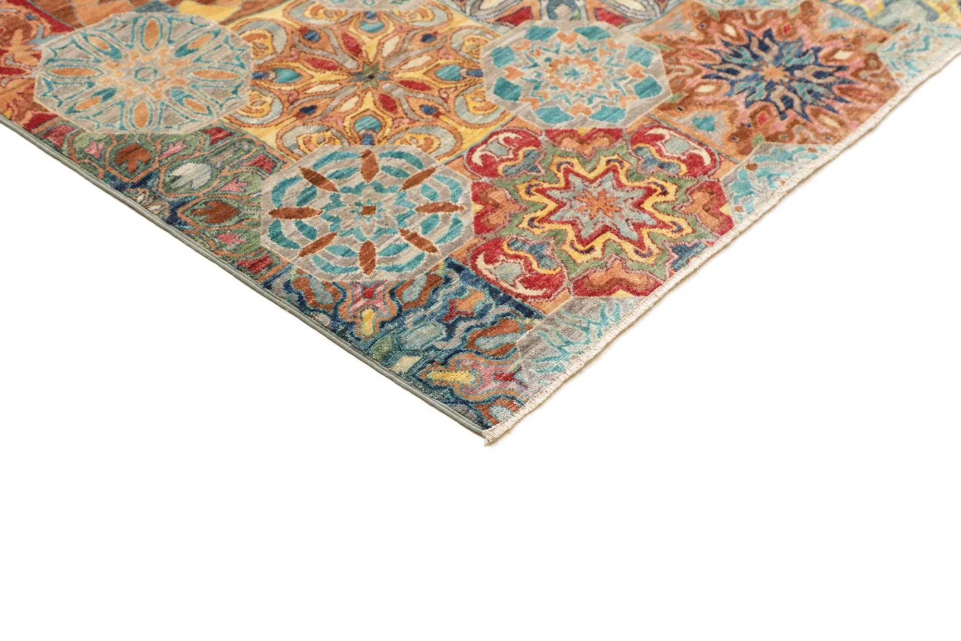 Samarkand Pakistani Rug — hand-knotted, 205 × 293 cm, Wool