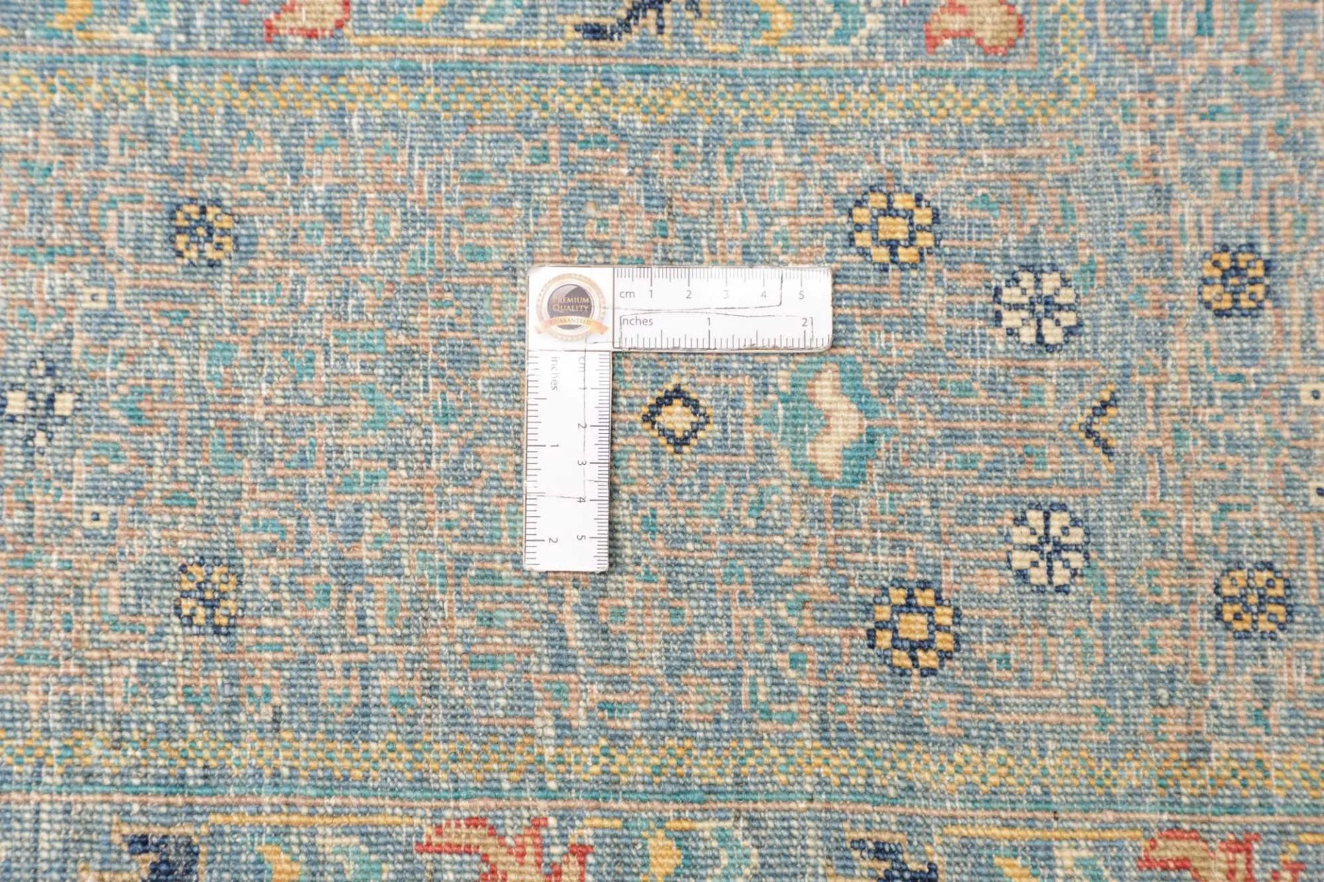 Hand-Knotted Wool Mamluk Pakistani Rug, 209 × 289 cm