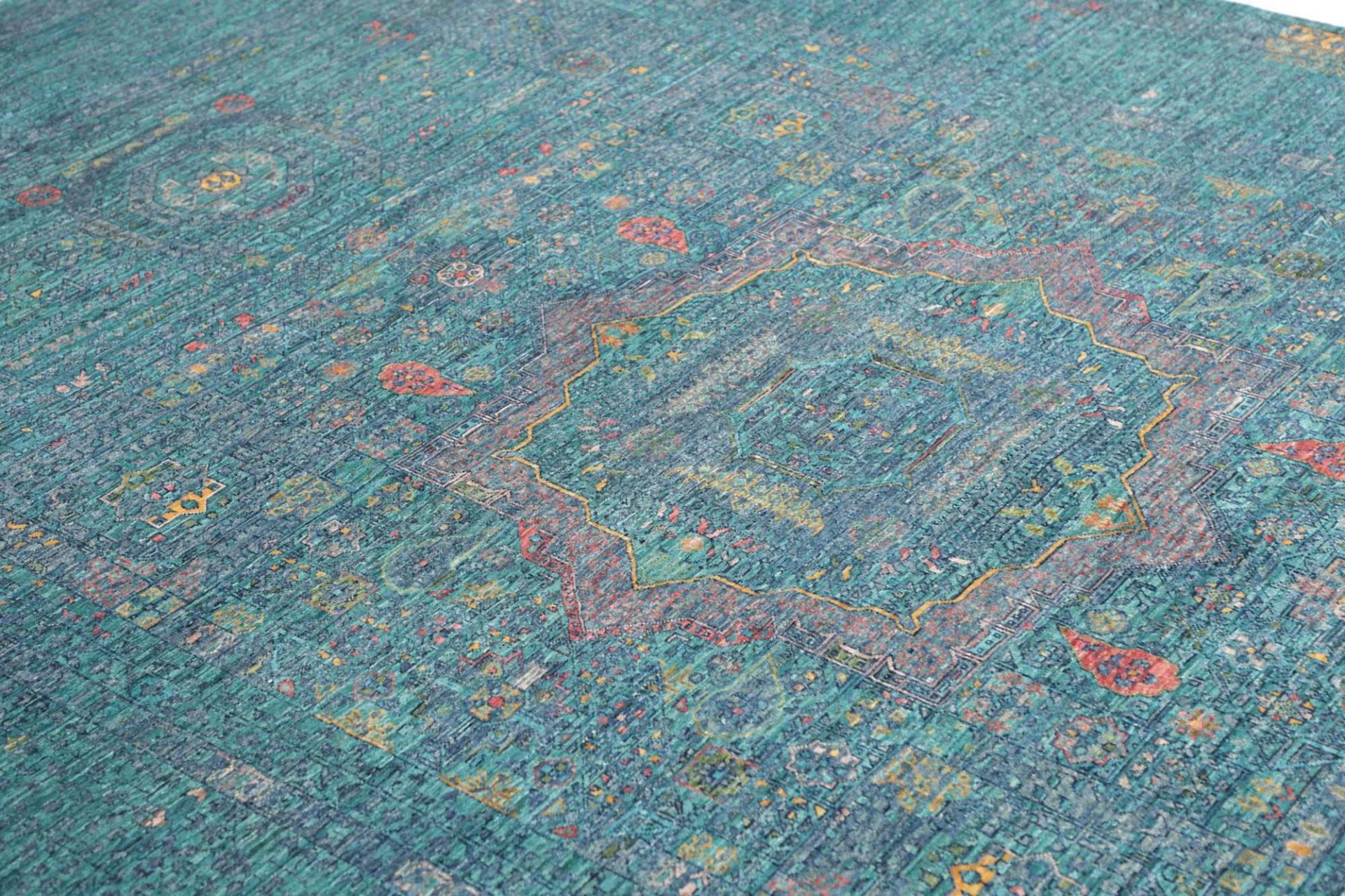 Mamluk Pakistani Rug 210 × 297 cm, Wool, hand-knotted