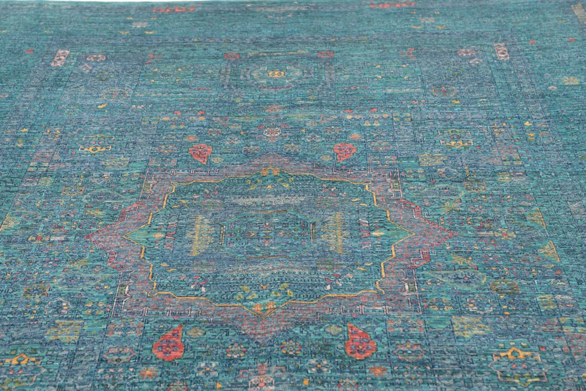 Mamluk Pakistani Rug 210 × 297 cm, Wool, hand-knotted