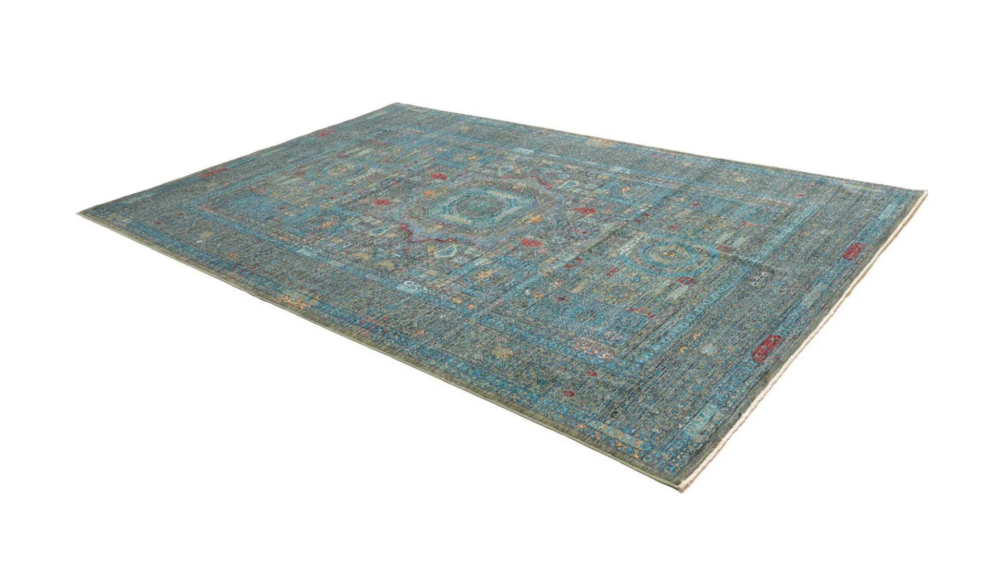 Mamluk Pakistani Rug — hand-knotted, 202 × 303 cm, Wool