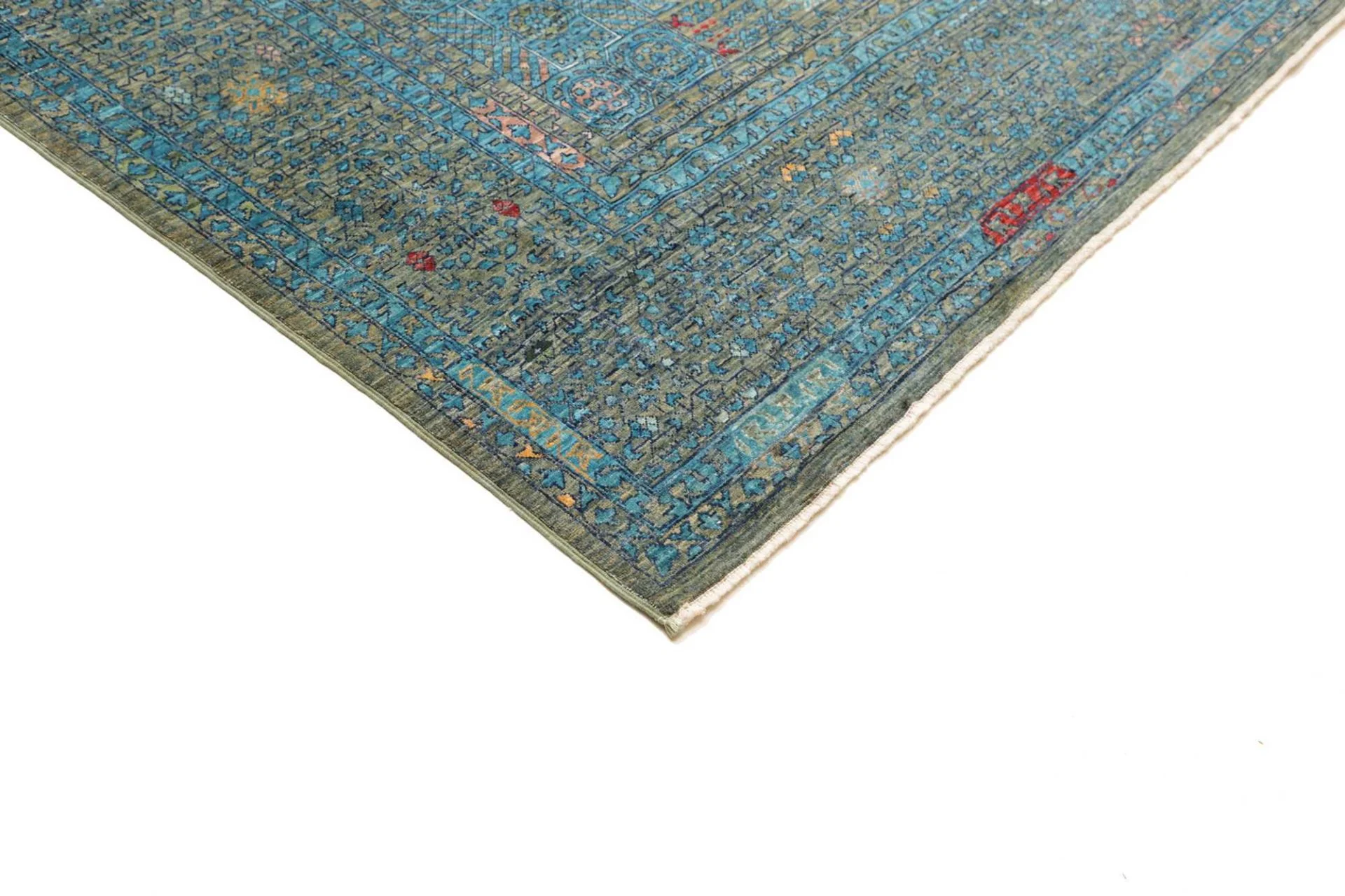 Mamluk Pakistani Rug — hand-knotted, 202 × 303 cm, Wool