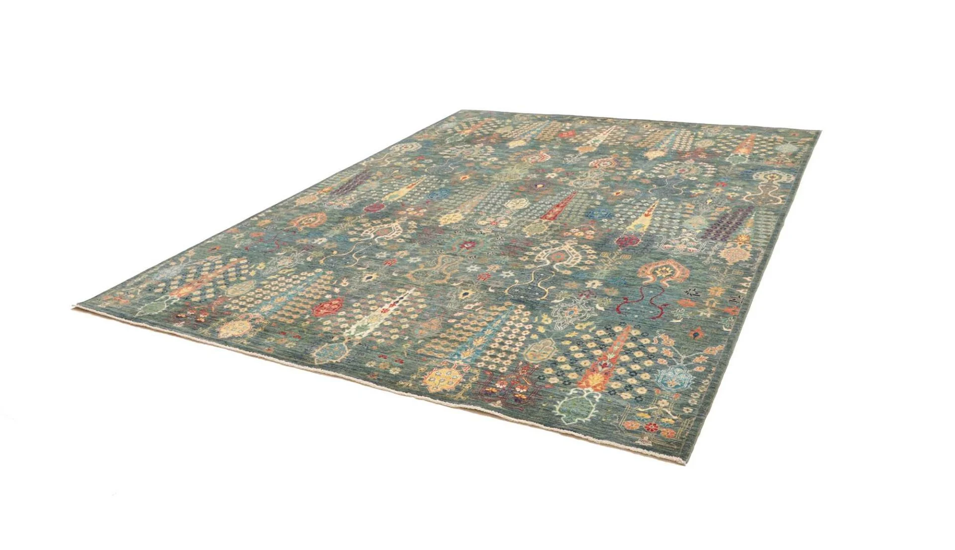Samarkand Pakistani Rug — hand-knotted, 247 × 302 cm, Wool