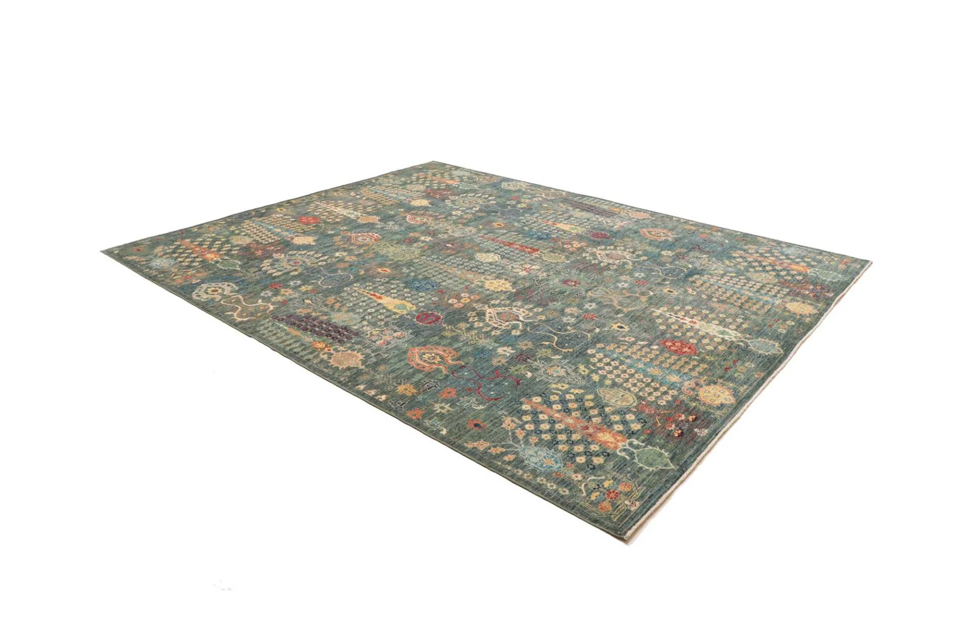 Samarkand Pakistani Rug — hand-knotted, 247 × 302 cm, Wool