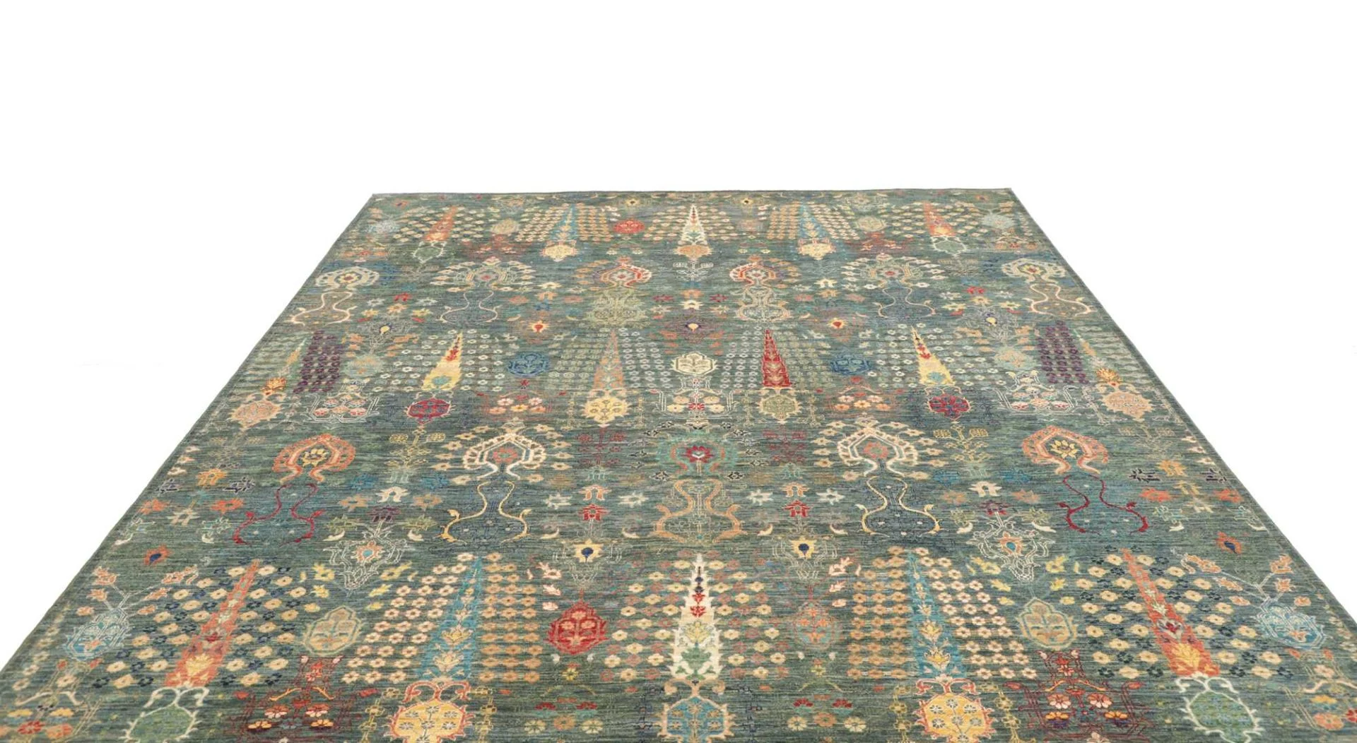 Samarkand Pakistani Rug — hand-knotted, 247 × 302 cm, Wool