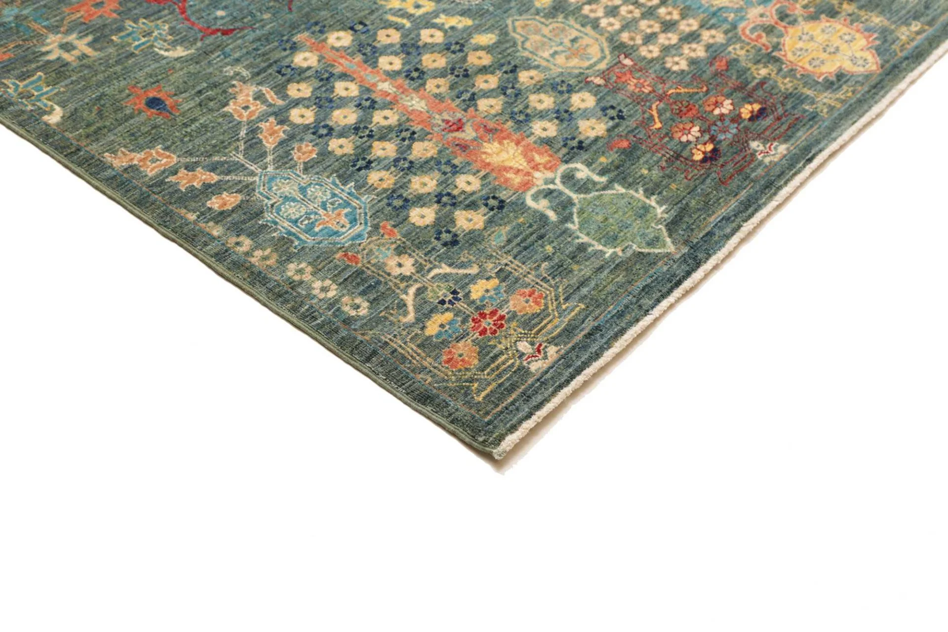 Samarkand Pakistani Rug — hand-knotted, 247 × 302 cm, Wool
