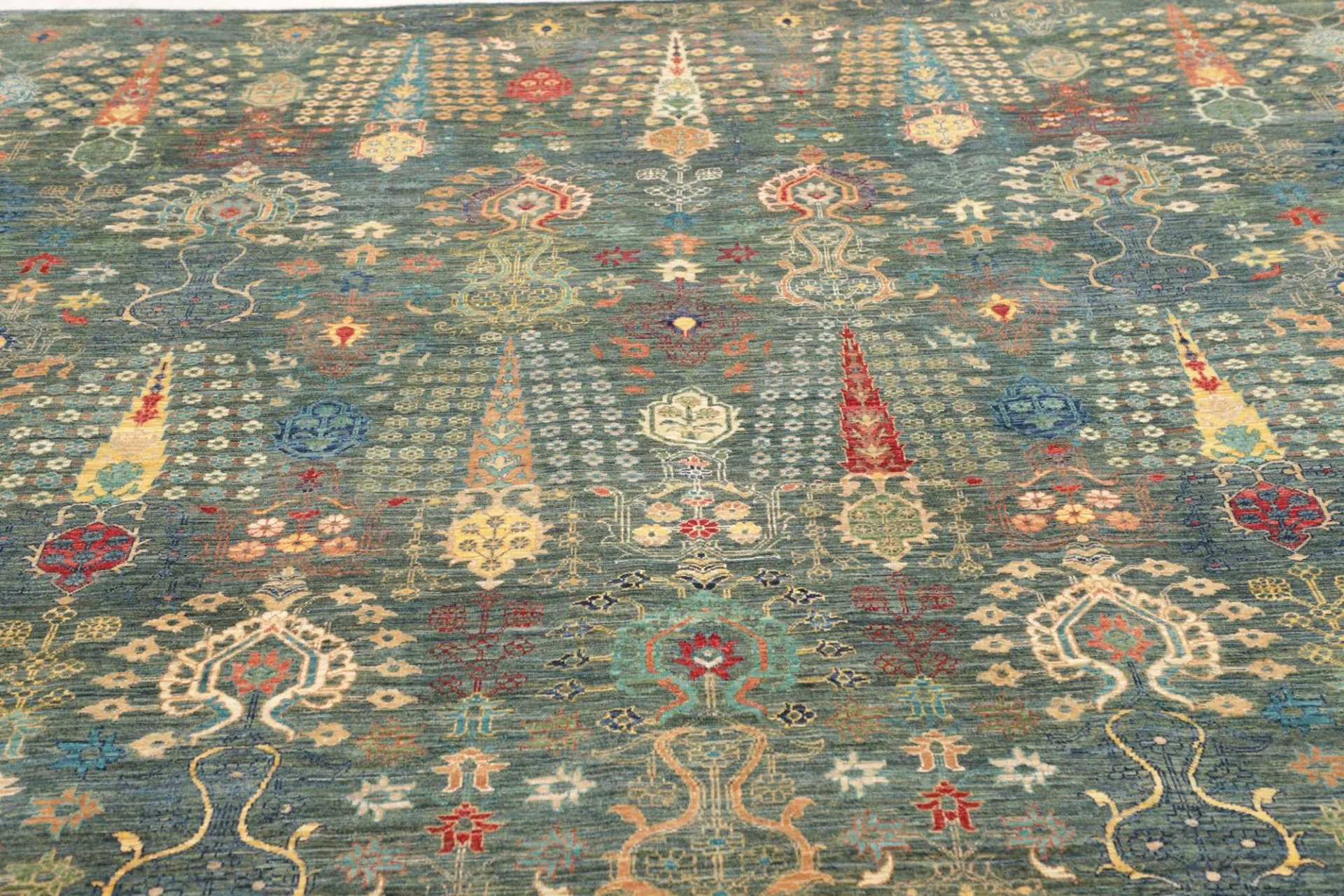Samarkand Pakistani Rug — hand-knotted, 247 × 302 cm, Wool