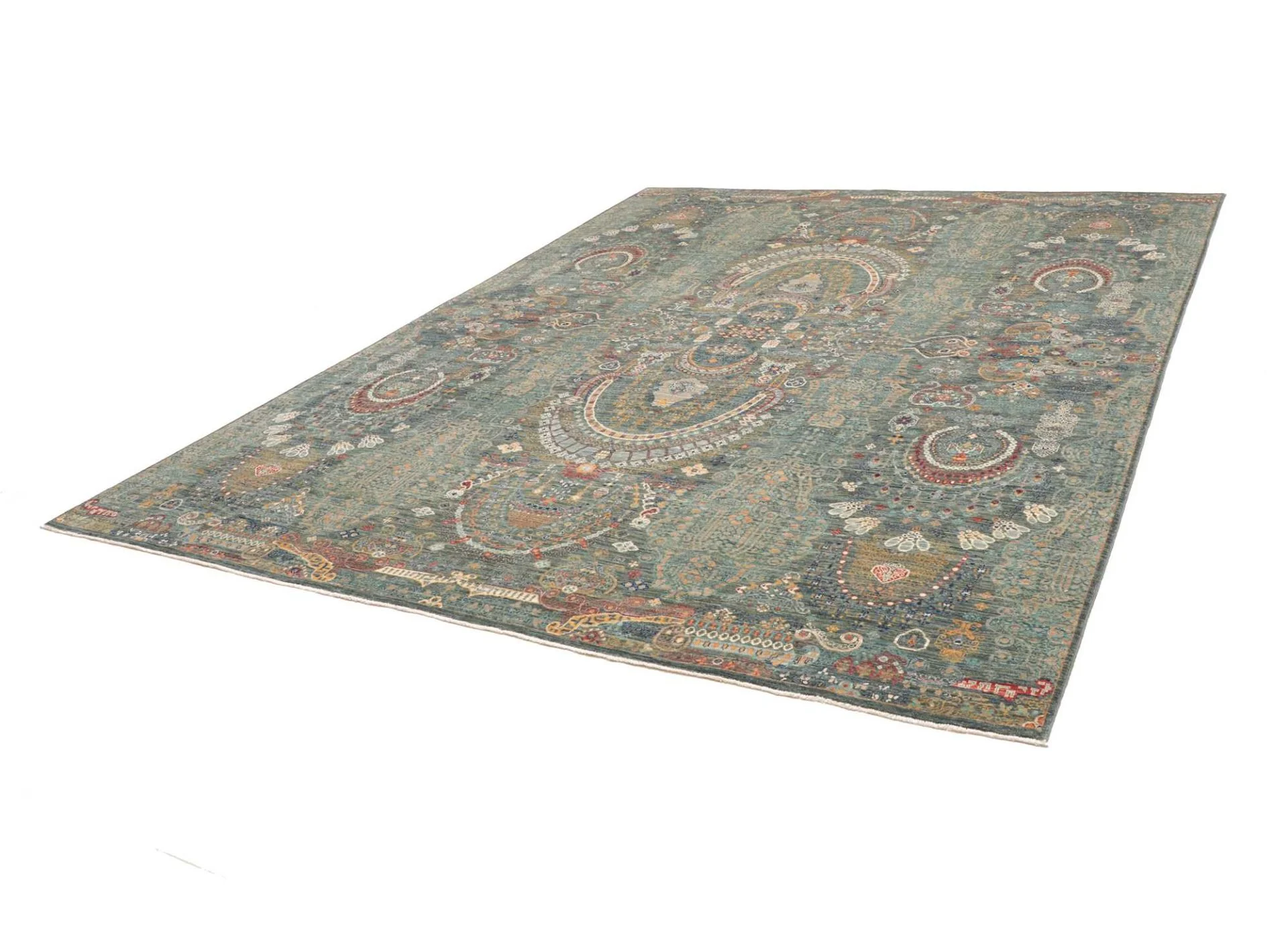 Samarkand Pakistani Rug 251 × 303 cm, Wool, hand-knotted