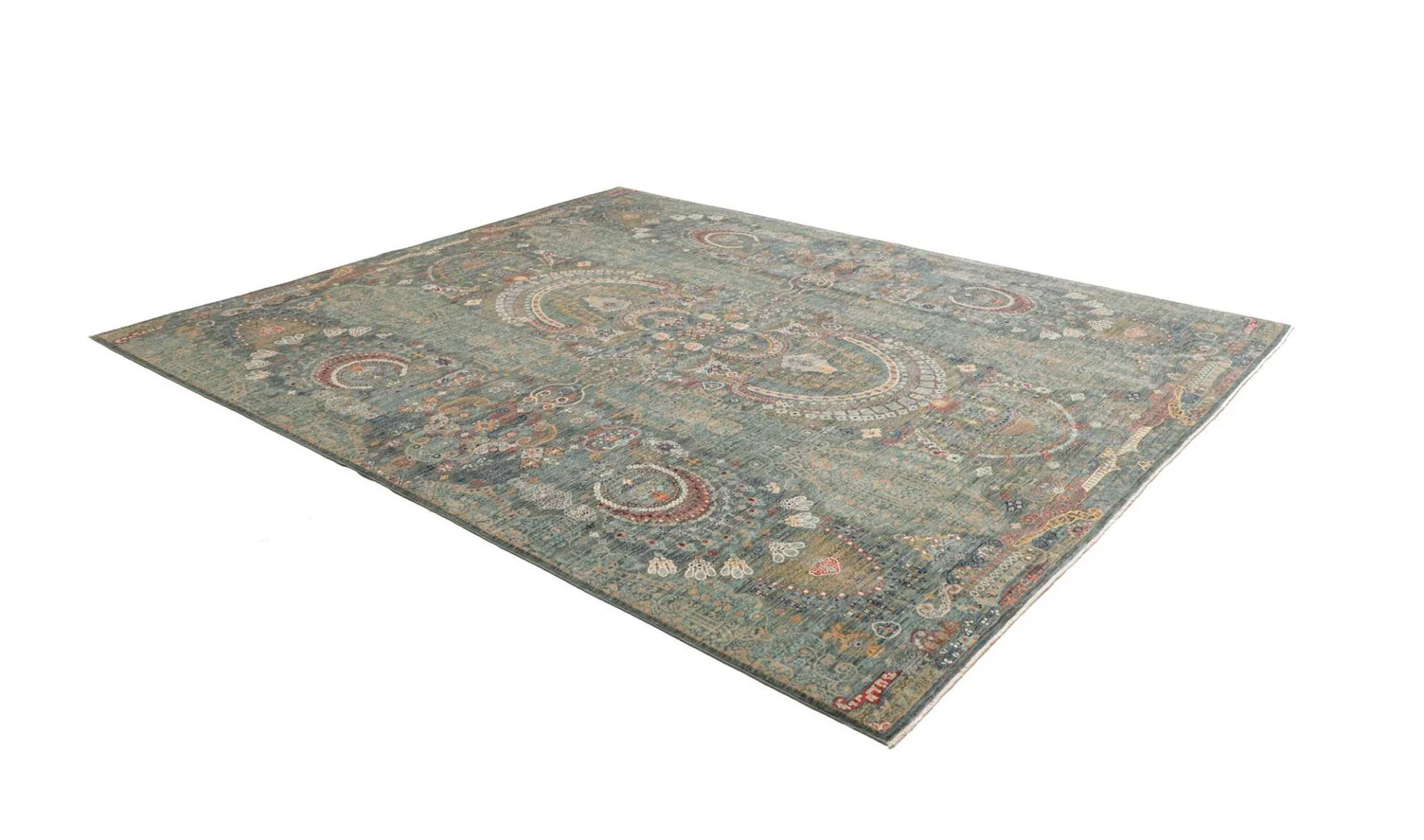 Samarkand Pakistani Rug 251 × 303 cm, Wool, hand-knotted