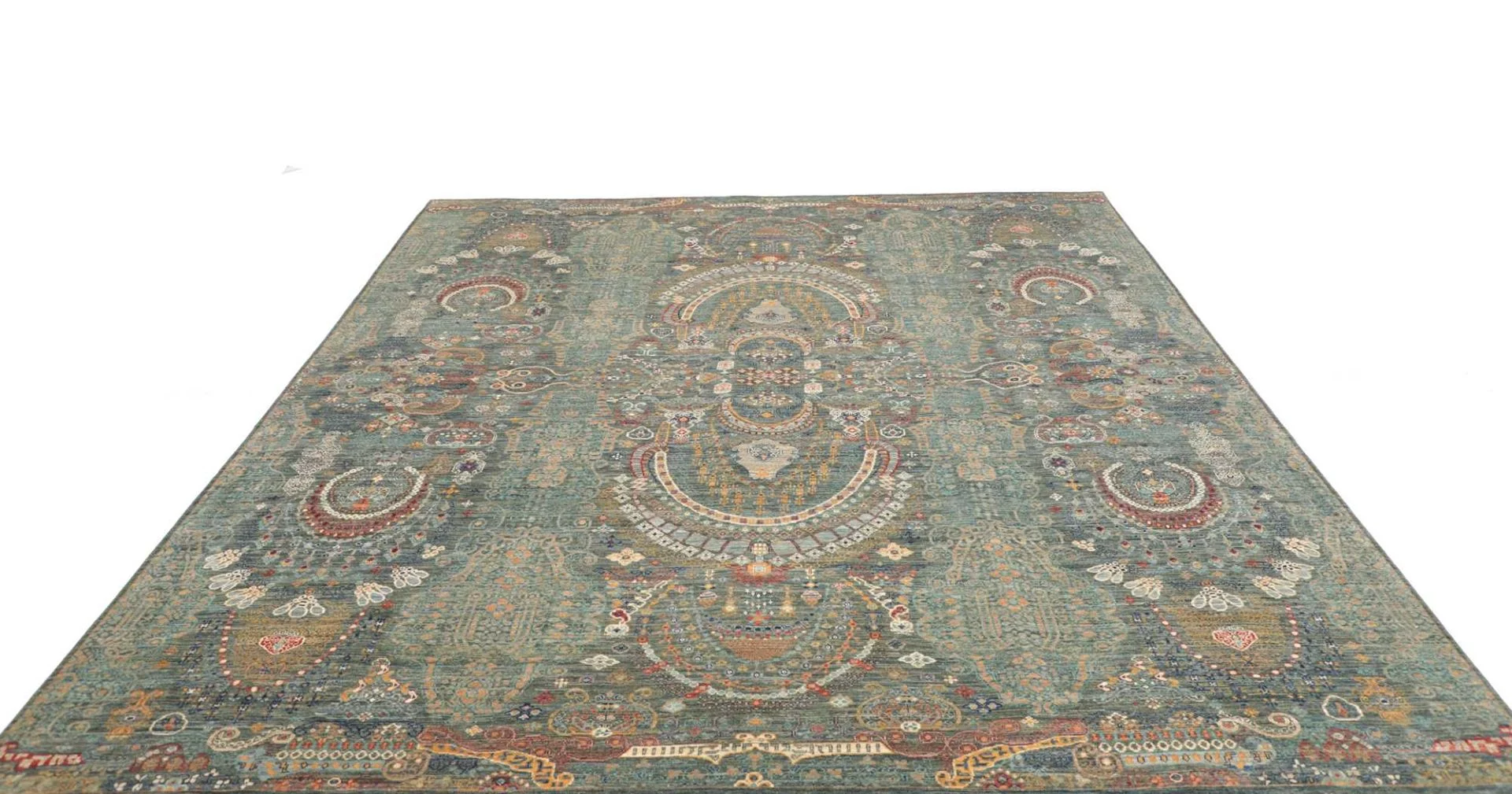 Samarkand Pakistani Rug 251 × 303 cm, Wool, hand-knotted