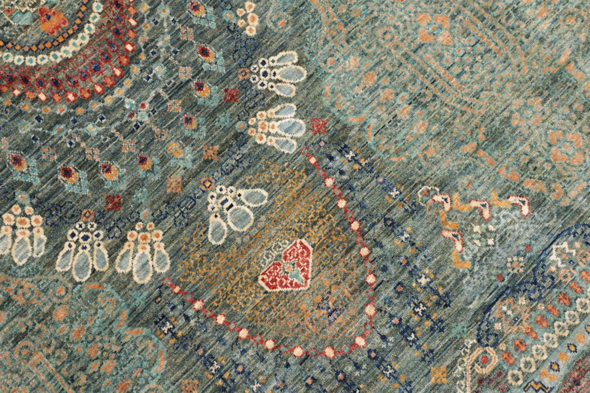 Samarkand Pakistani Rug 251 × 303 cm, Wool, hand-knotted
