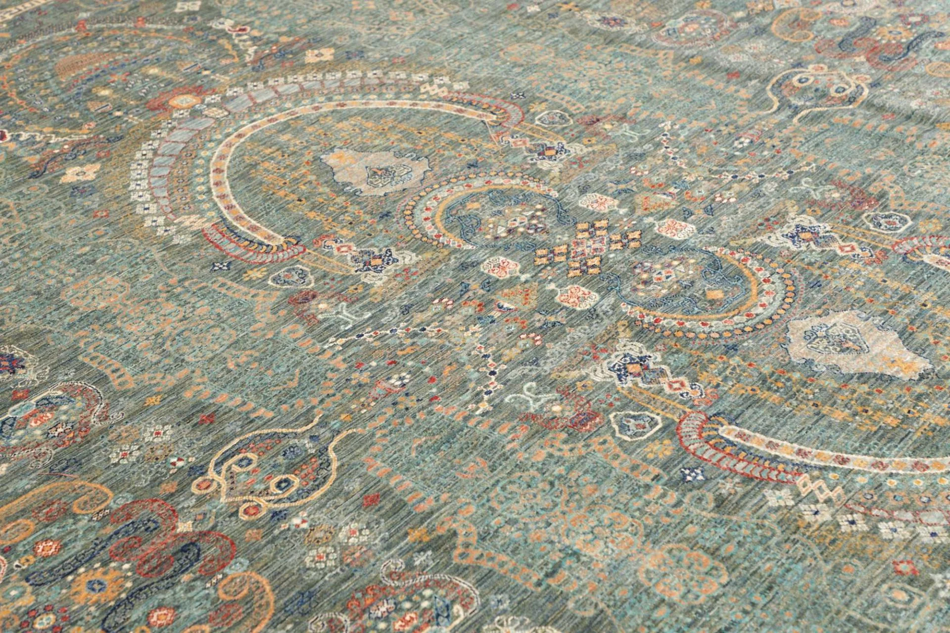 Samarkand Pakistani Rug 251 × 303 cm, Wool, hand-knotted