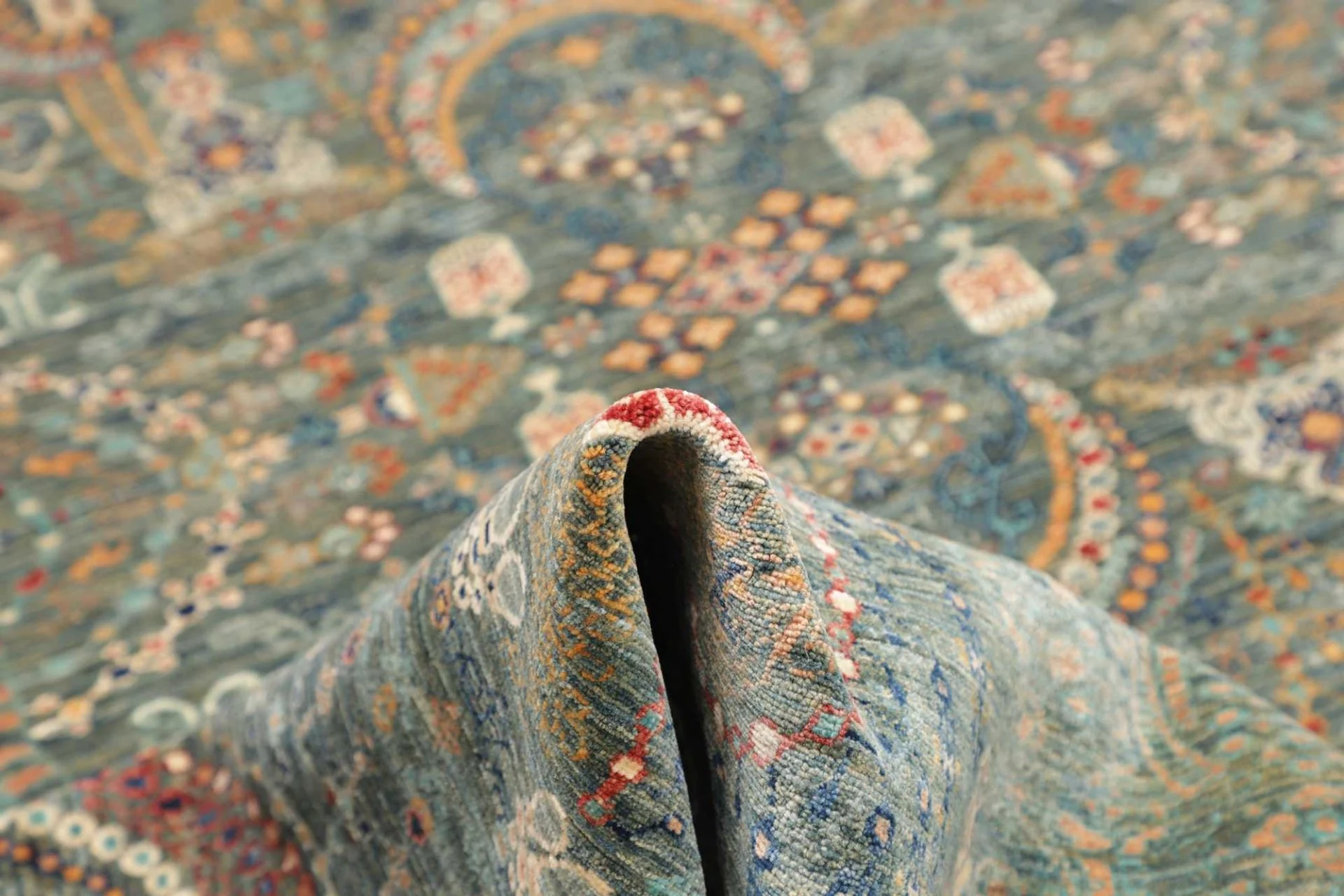 Samarkand Pakistani Rug 251 × 303 cm, Wool, hand-knotted