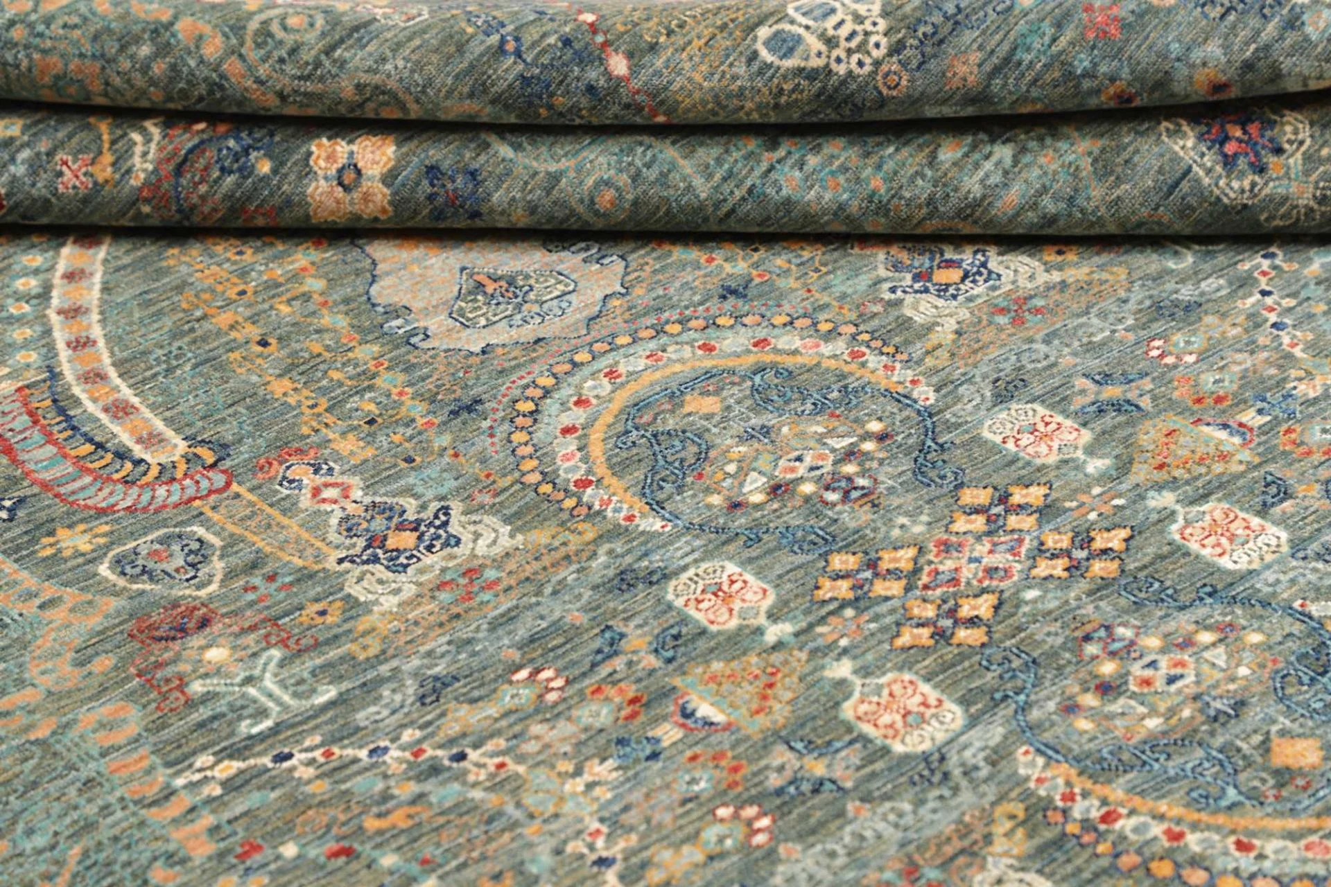 Samarkand Pakistani Rug 251 × 303 cm, Wool, hand-knotted