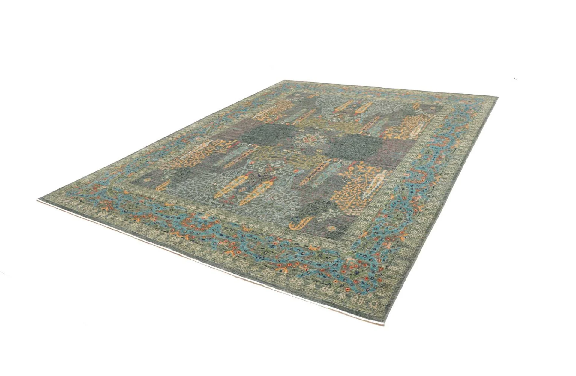 Samarkand Pakistani Rug 249 × 307 cm, Wool, hand-knotted