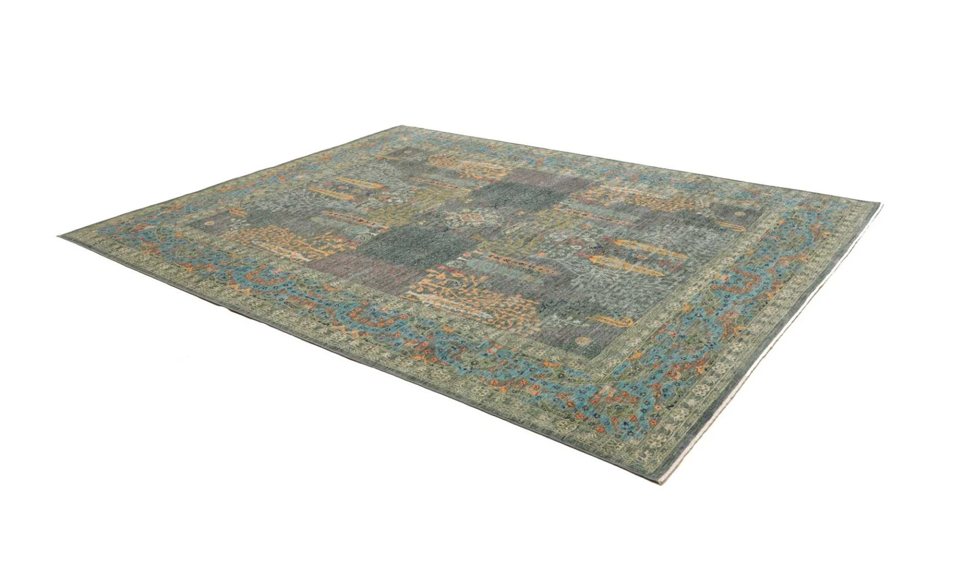 Samarkand Pakistani Rug 249 × 307 cm, Wool, hand-knotted