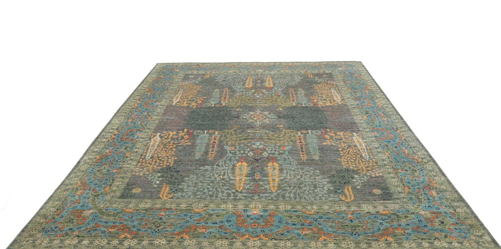 Samarkand Pakistani Rug 249 × 307 cm, Wool, hand-knotted