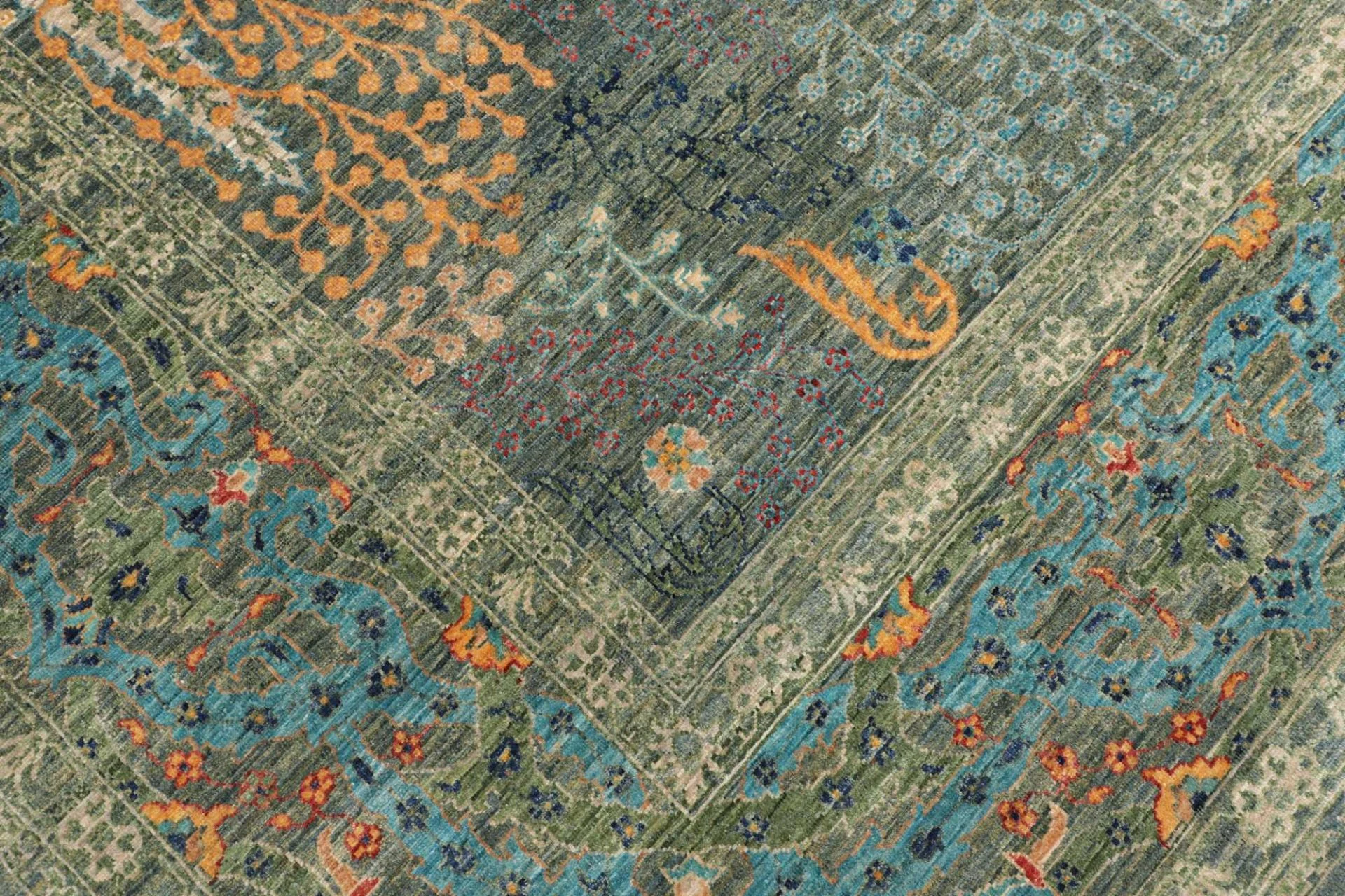 Samarkand Pakistani Rug 249 × 307 cm, Wool, hand-knotted