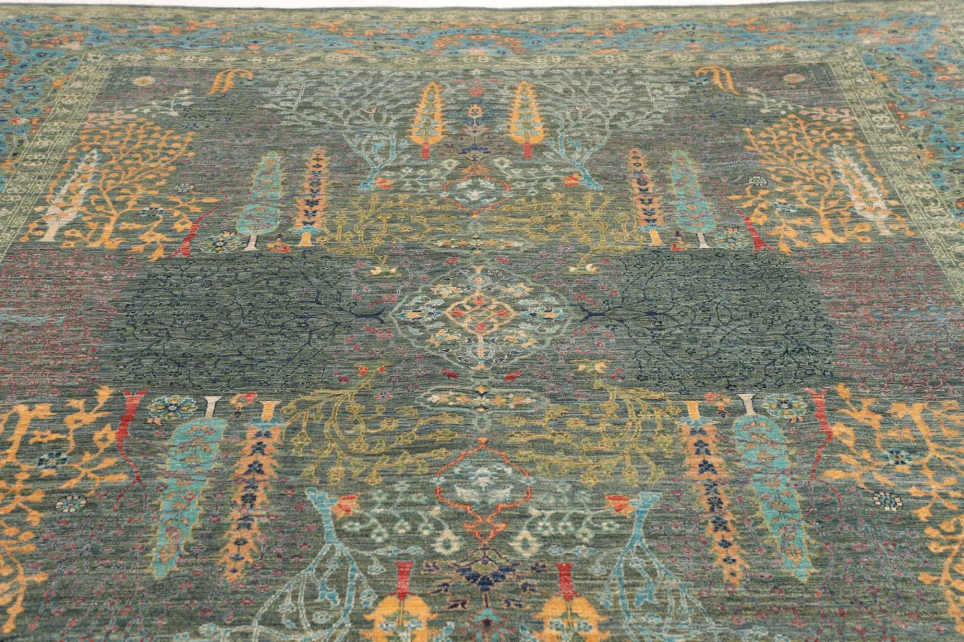 Samarkand Pakistani Rug 249 × 307 cm, Wool, hand-knotted