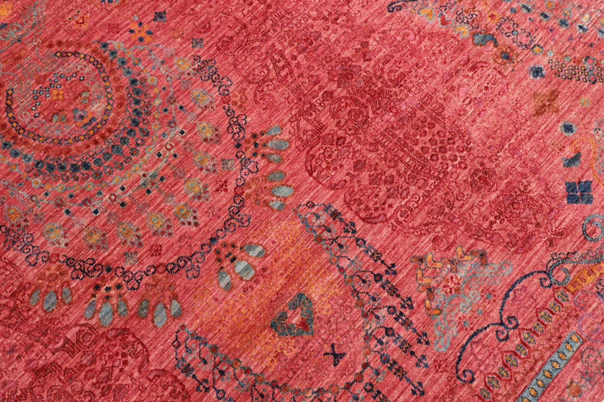 Samarkand Pakistani Rug — hand-knotted, 251 × 308 cm, Wool