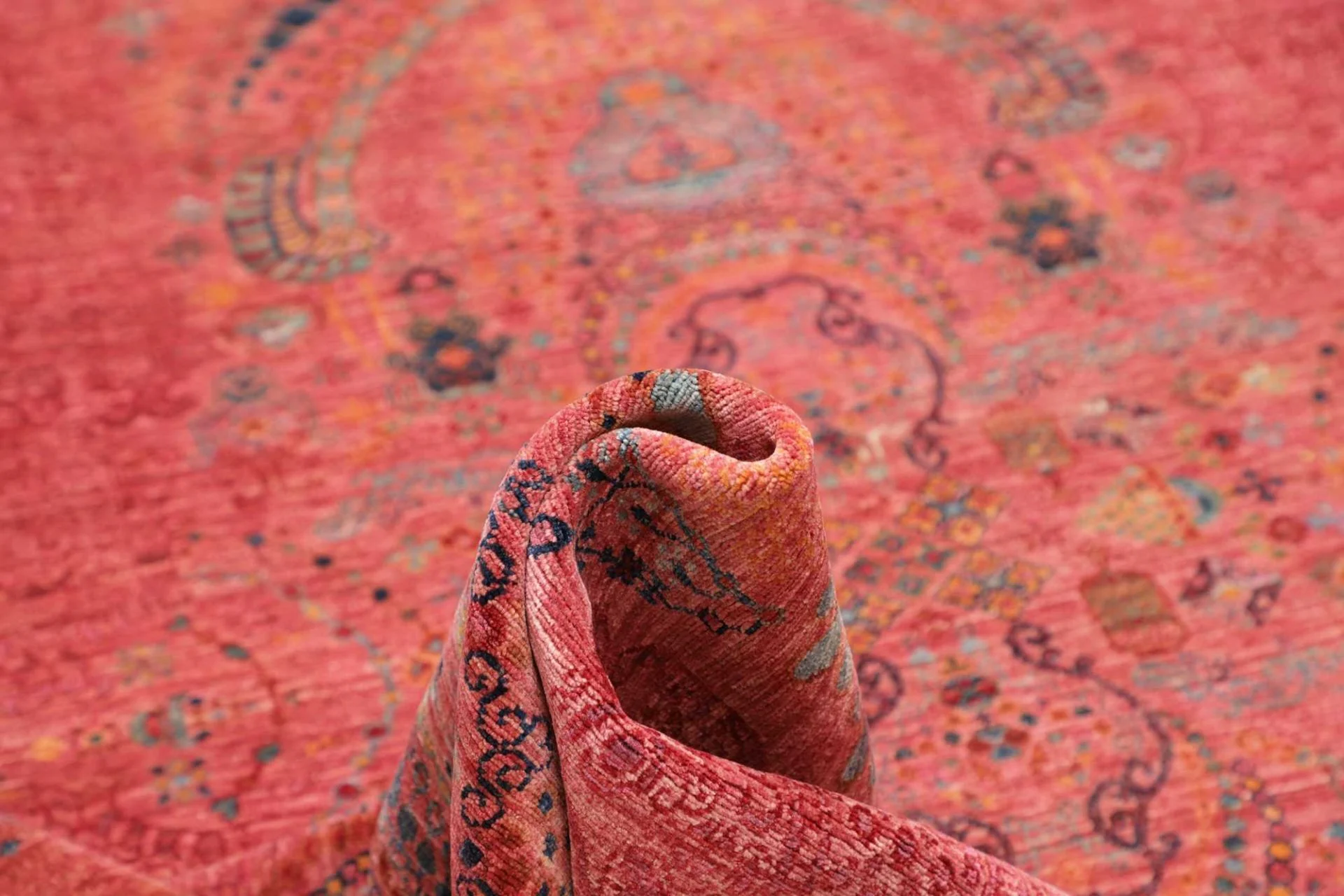 Samarkand Pakistani Rug — hand-knotted, 251 × 308 cm, Wool
