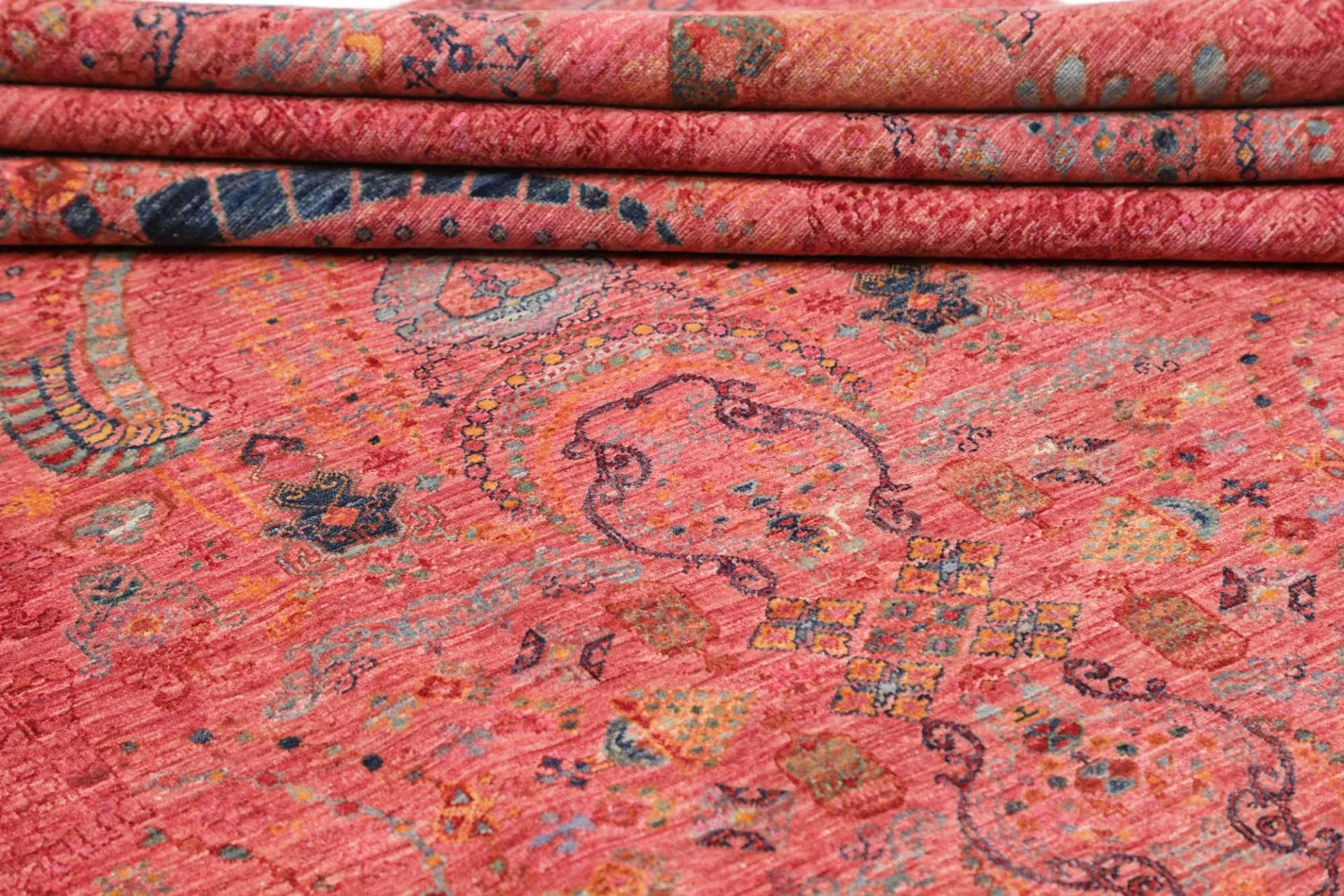 Samarkand Pakistani Rug — hand-knotted, 251 × 308 cm, Wool