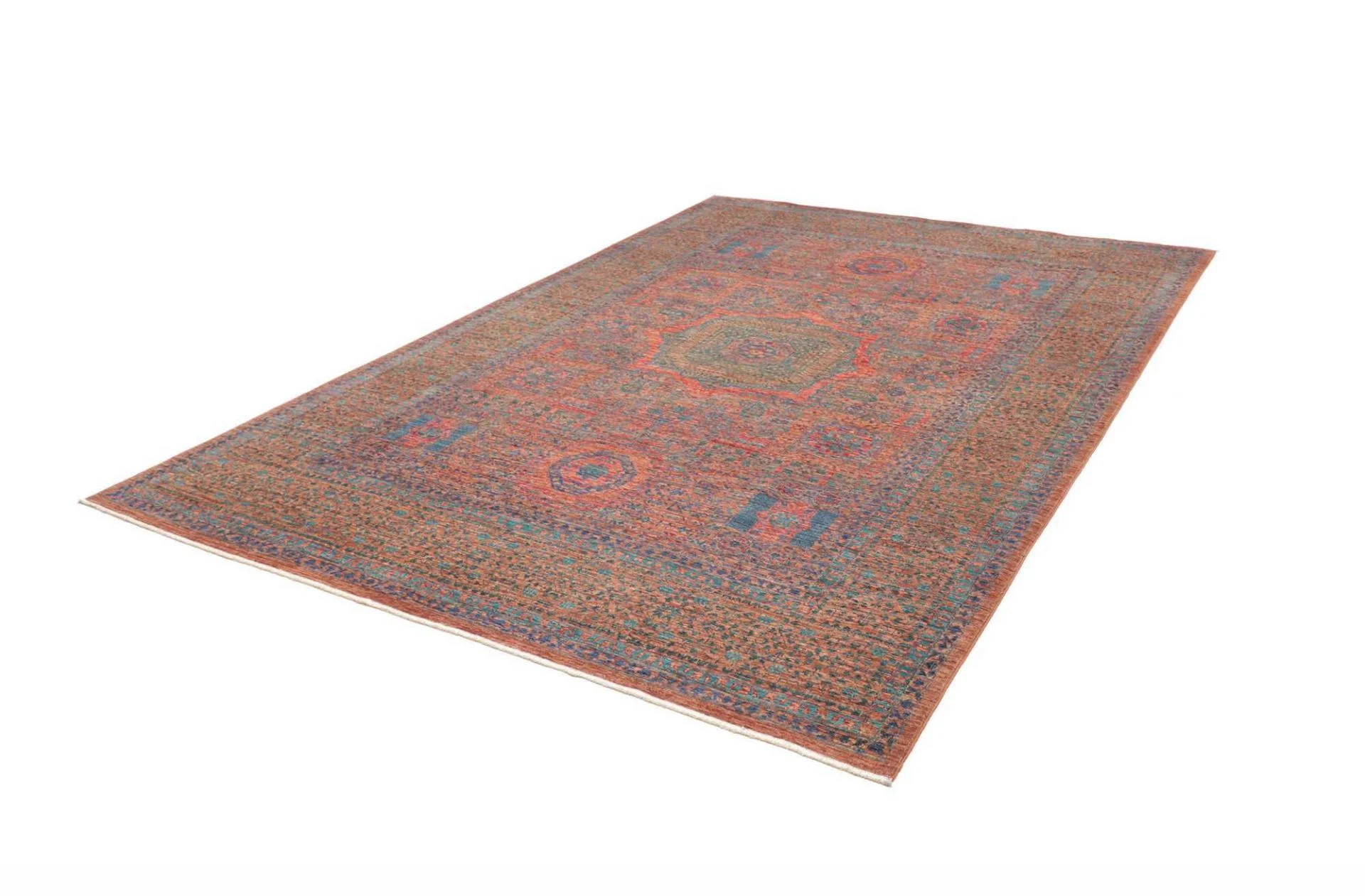 Mamluk Pakistani Rug 211 × 300 cm, Wool, hand-knotted