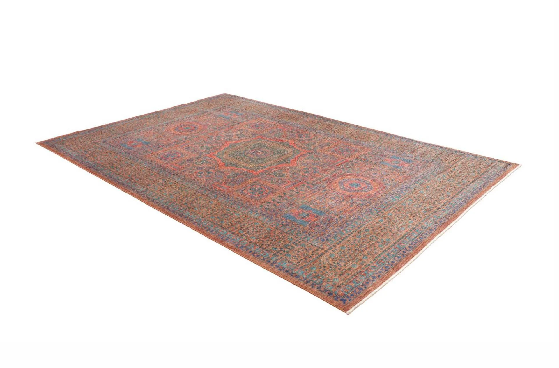 Mamluk Pakistani Rug 211 × 300 cm, Wool, hand-knotted