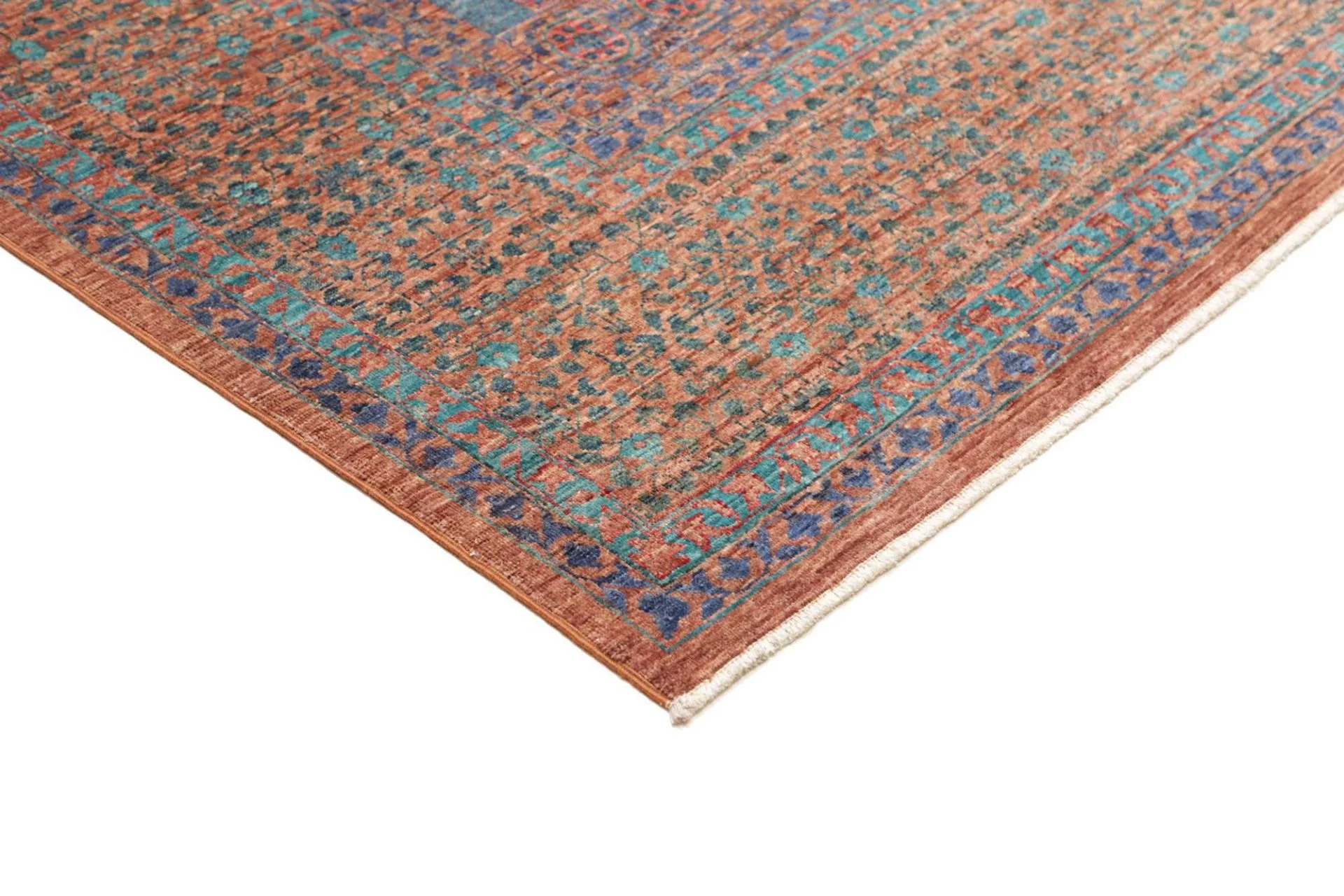 Mamluk Pakistani Rug 211 × 300 cm, Wool, hand-knotted